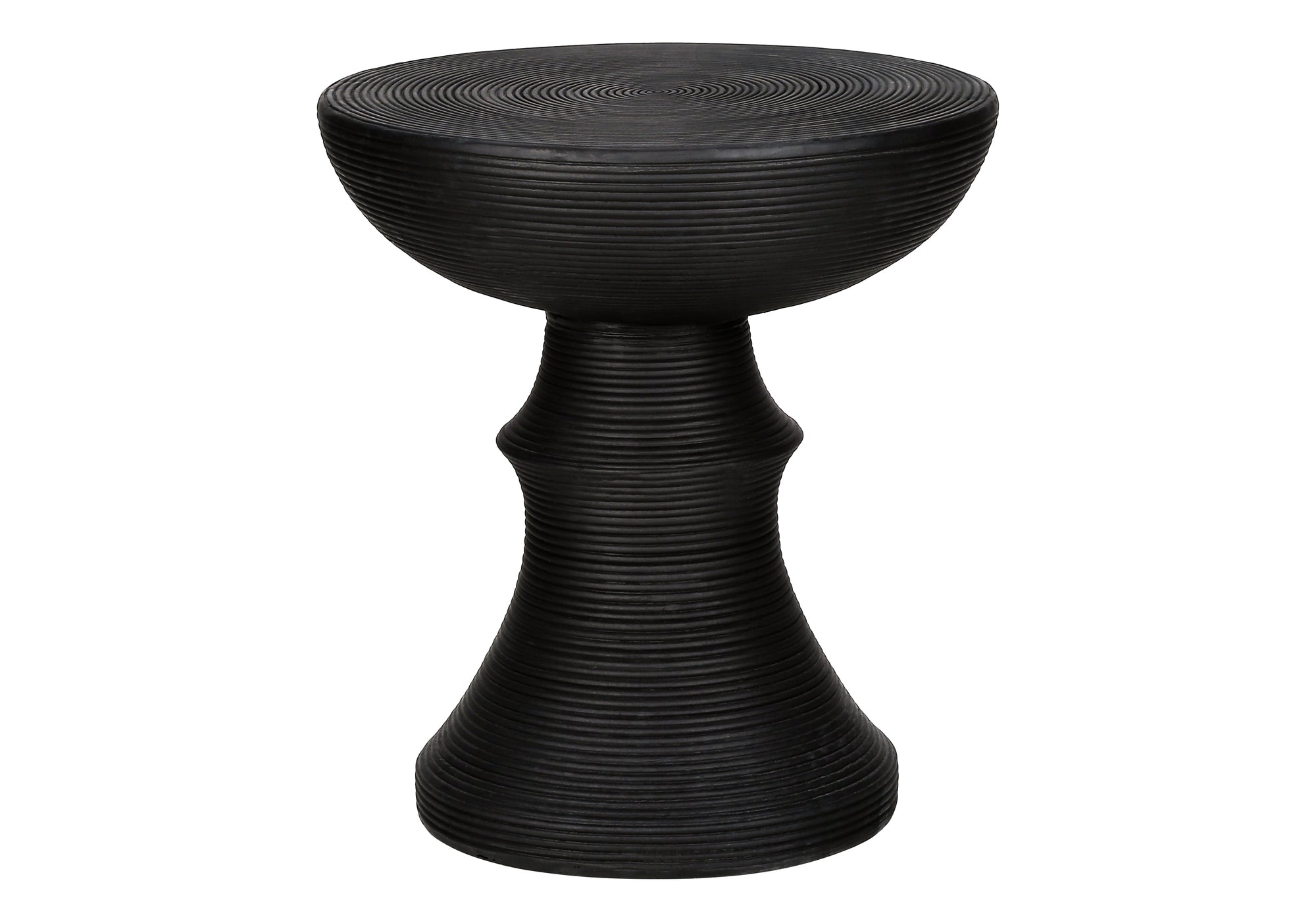 TABLE D'APPOINT - 25"H / INTERIEUR OU EXTERIEUR NOIR – I 4146