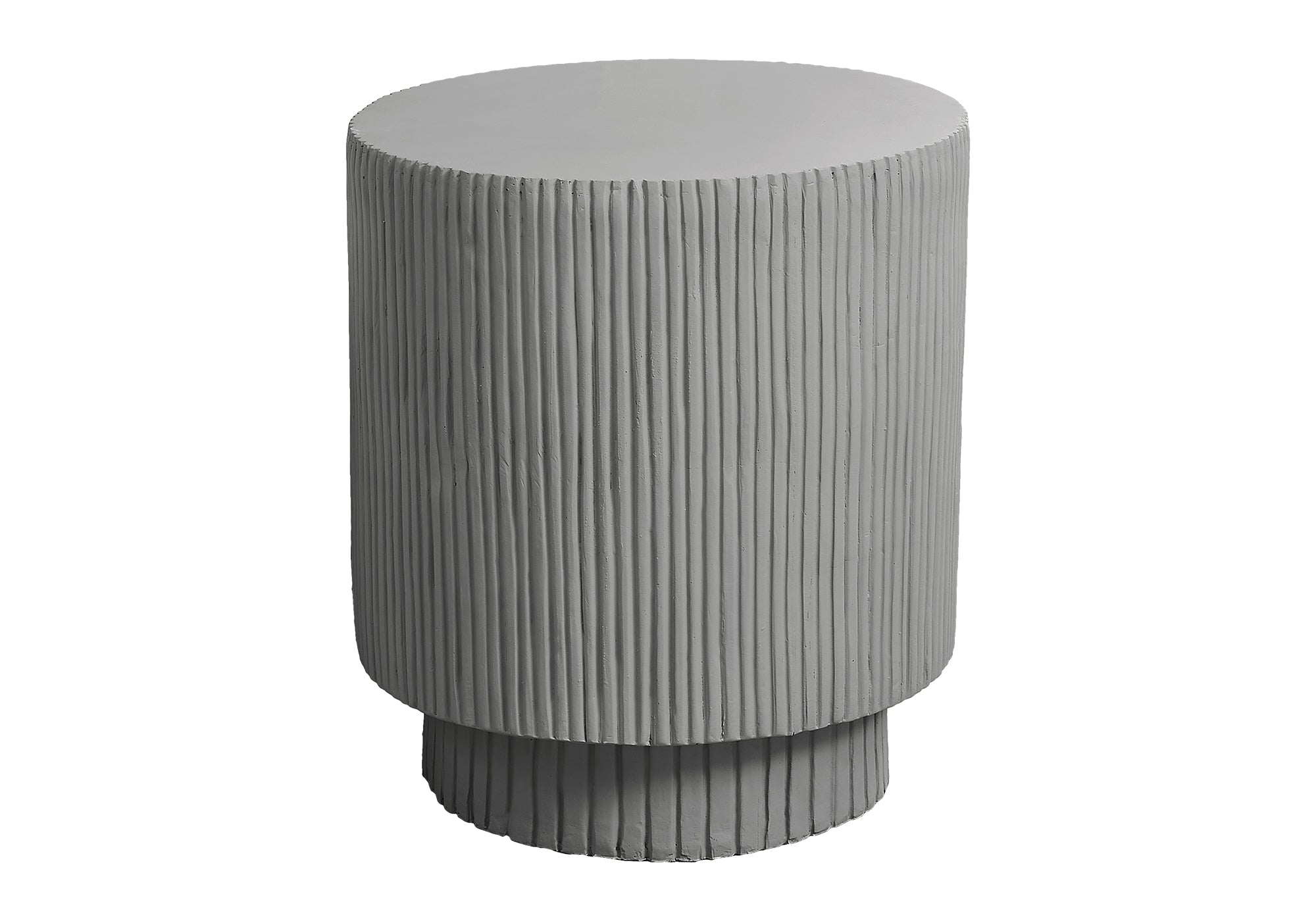 TABLE D'APPOINT - 25"H / INTERIEUR OU EXTERIEUR GRIS – I 4148