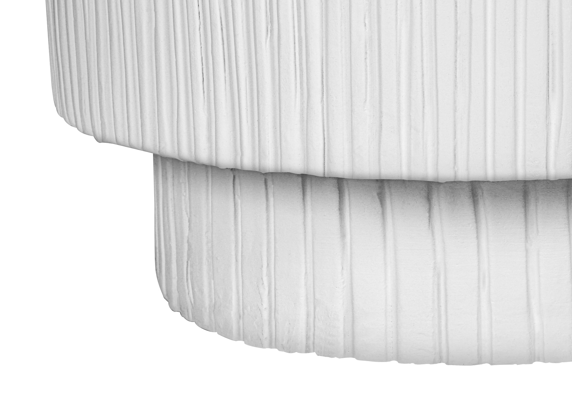 TABLE D'APPOINT - 25"H / INTERIEUR OU EXTERIEUR BLANC – I 4149