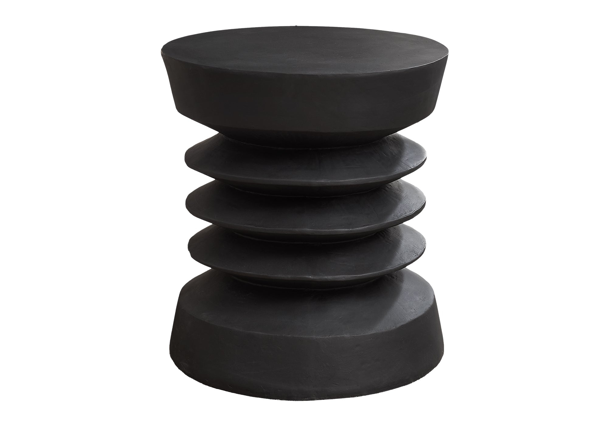 TABLE D'APPOINT - 25"H / INTERIEUR OU EXTERIEUR NOIR – I 4154