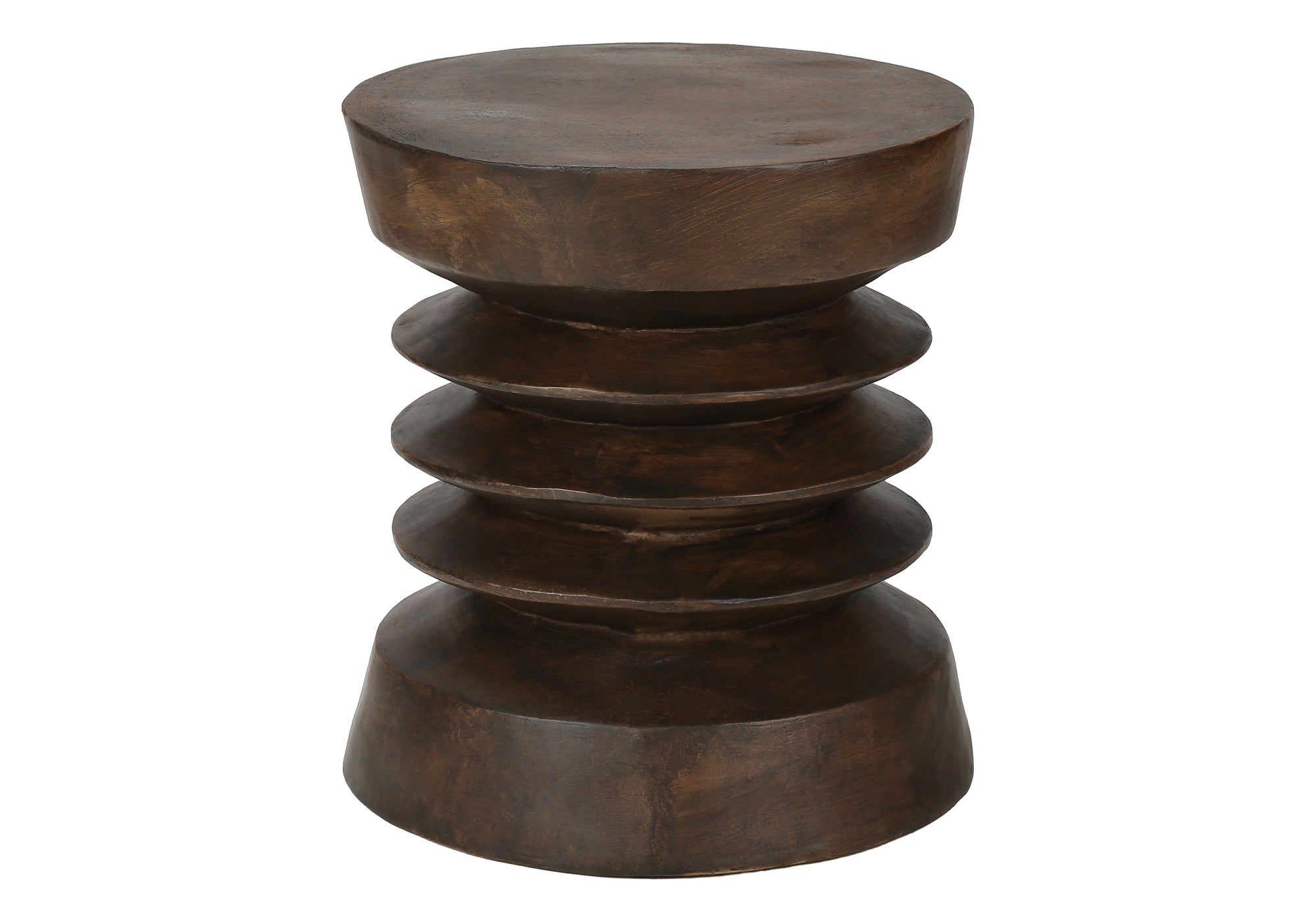 TABLE D'APPOINT - 25"H / INTERIEUR OU EXTERIEUR NOYER – I 4155