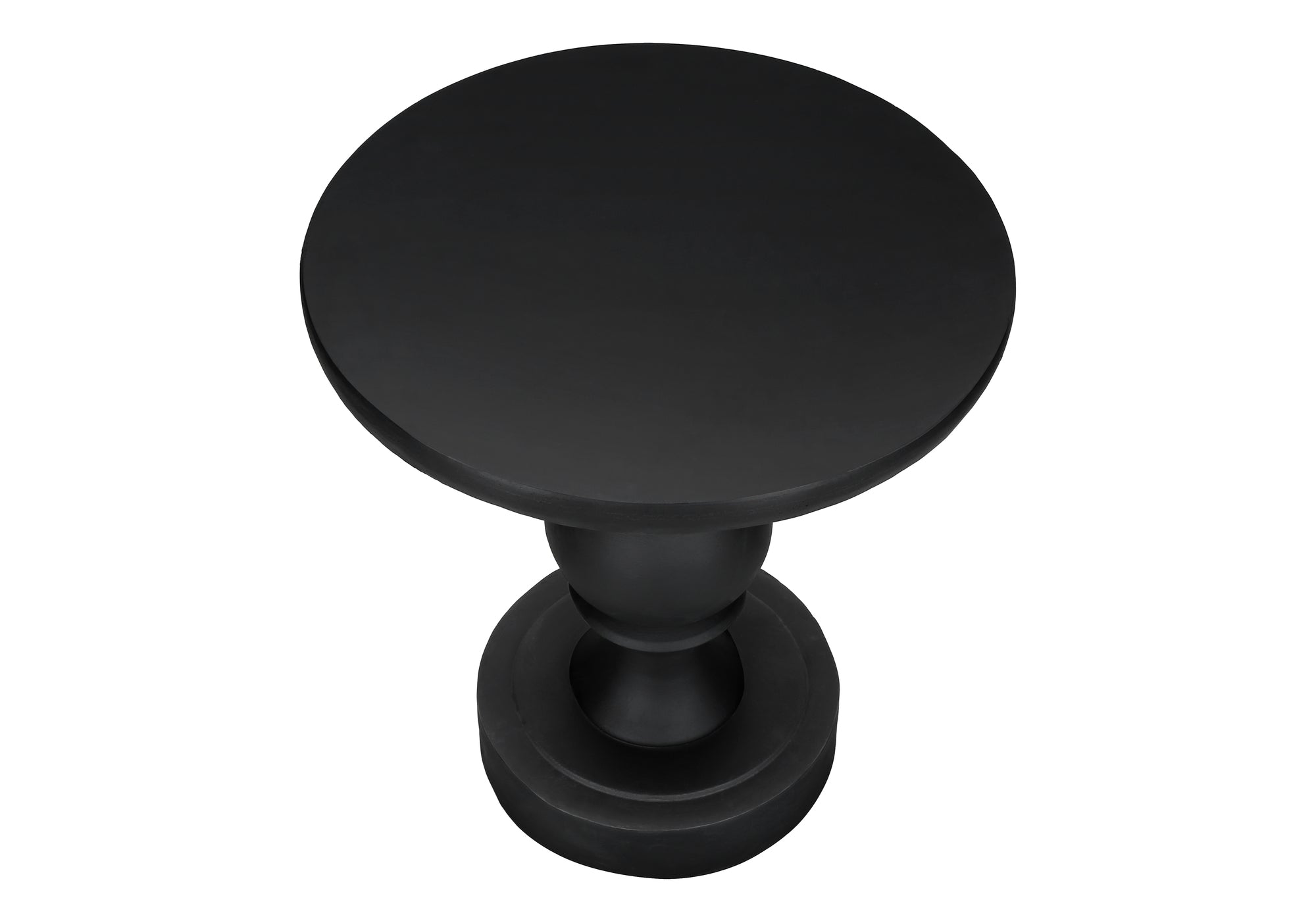 TABLE D'APPOINT - 25"H / INTERIEUR OU EXTERIEUR NOIR – I 4162