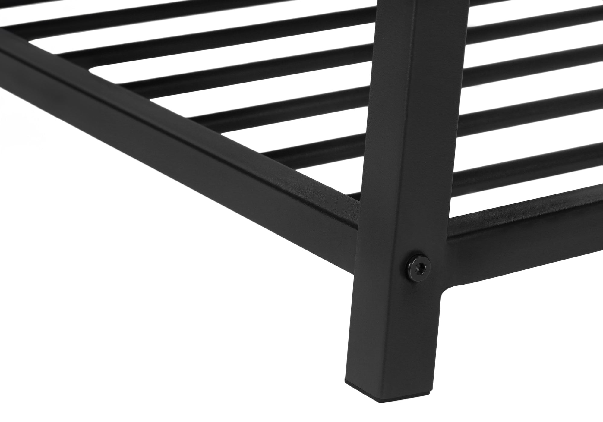 BANC - 42"L / RANGEMENT GRIS / METAL NOIR – I 4500.