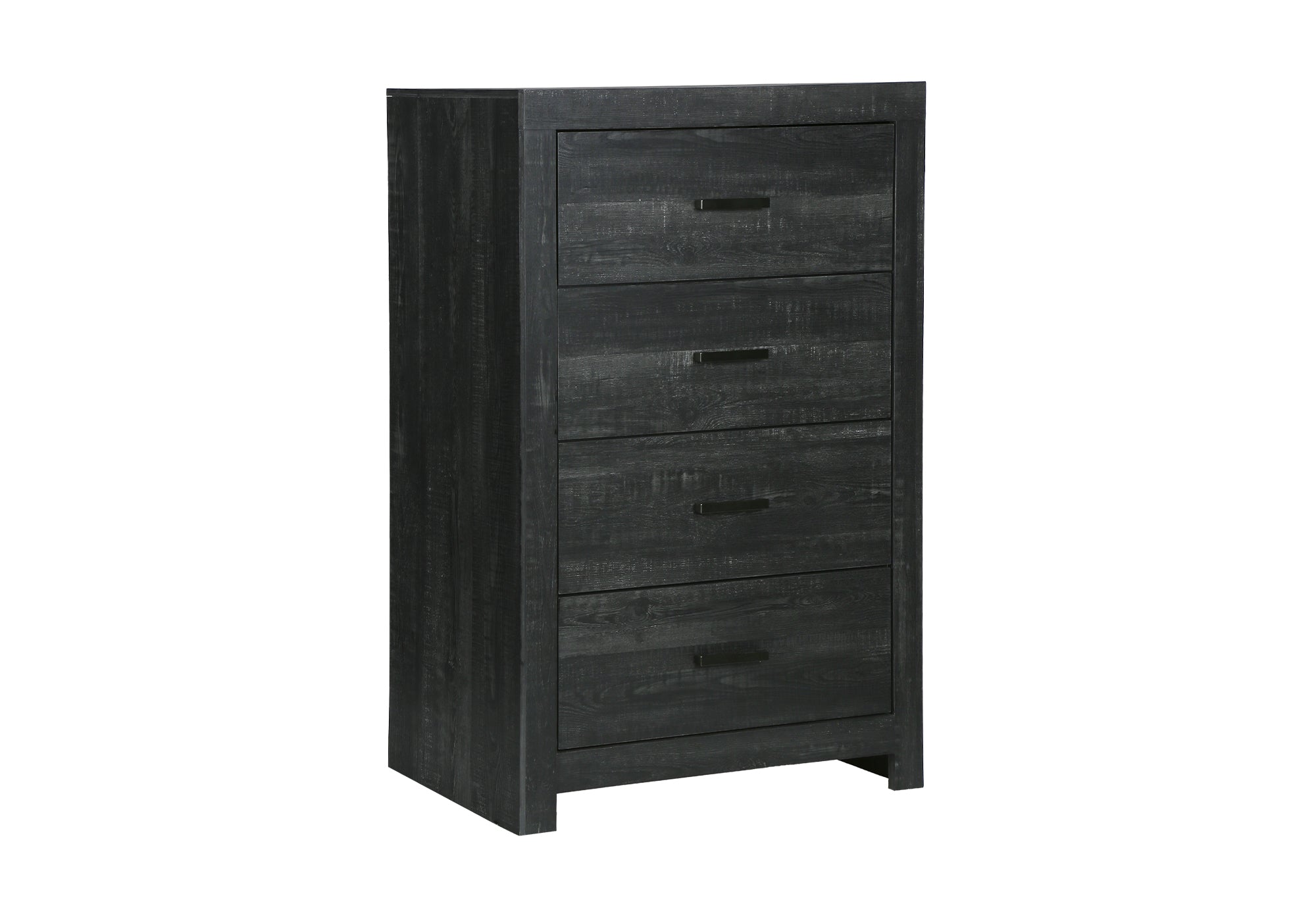 CHAMBRE A COUCHER - COMMODE 4 TIROIRS / GRIS GRAPHITE – I 5209