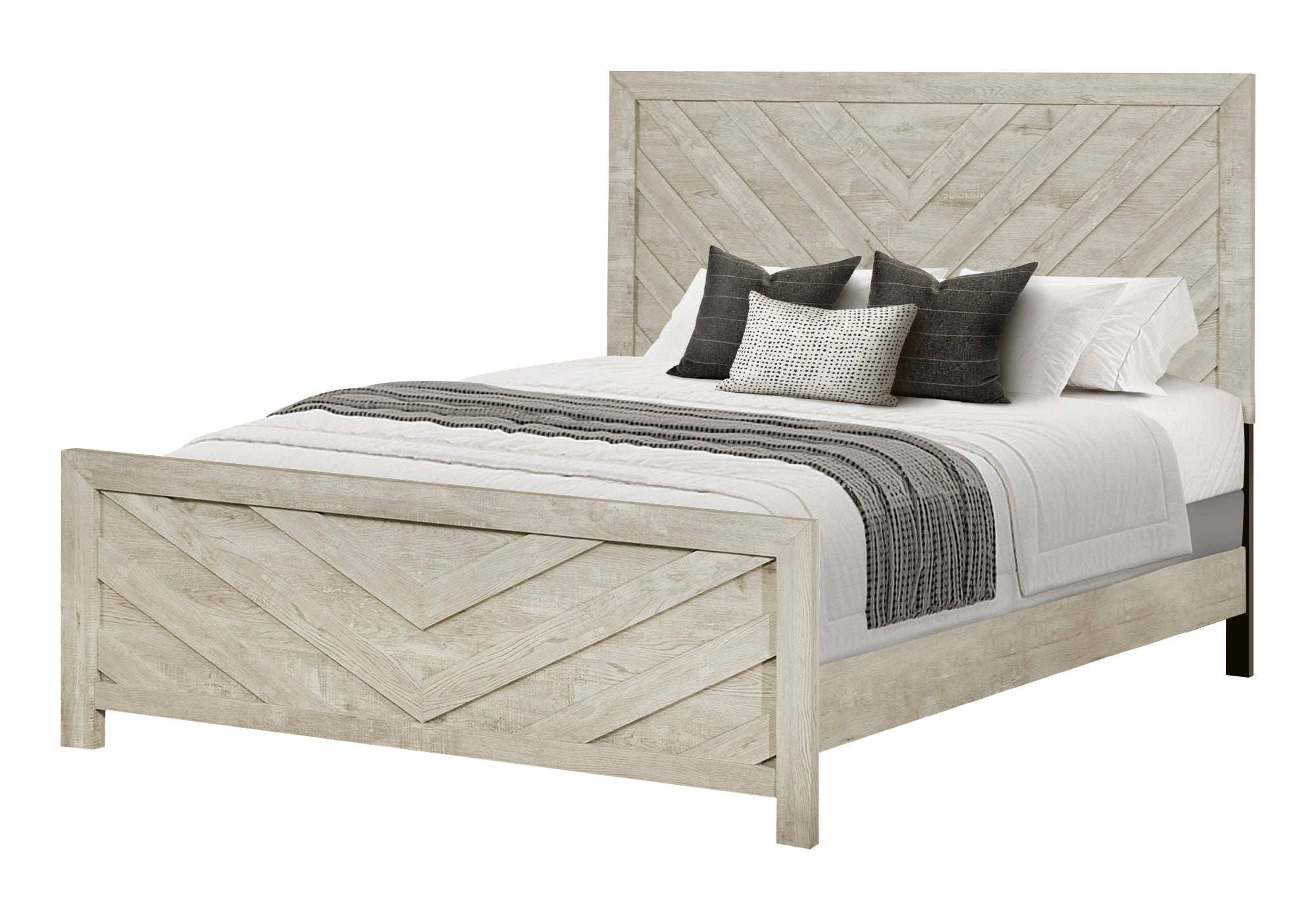 CHAMBRE A COUCHER - LIT QUEEN / CHENE BLANCHI – I 5220Q
