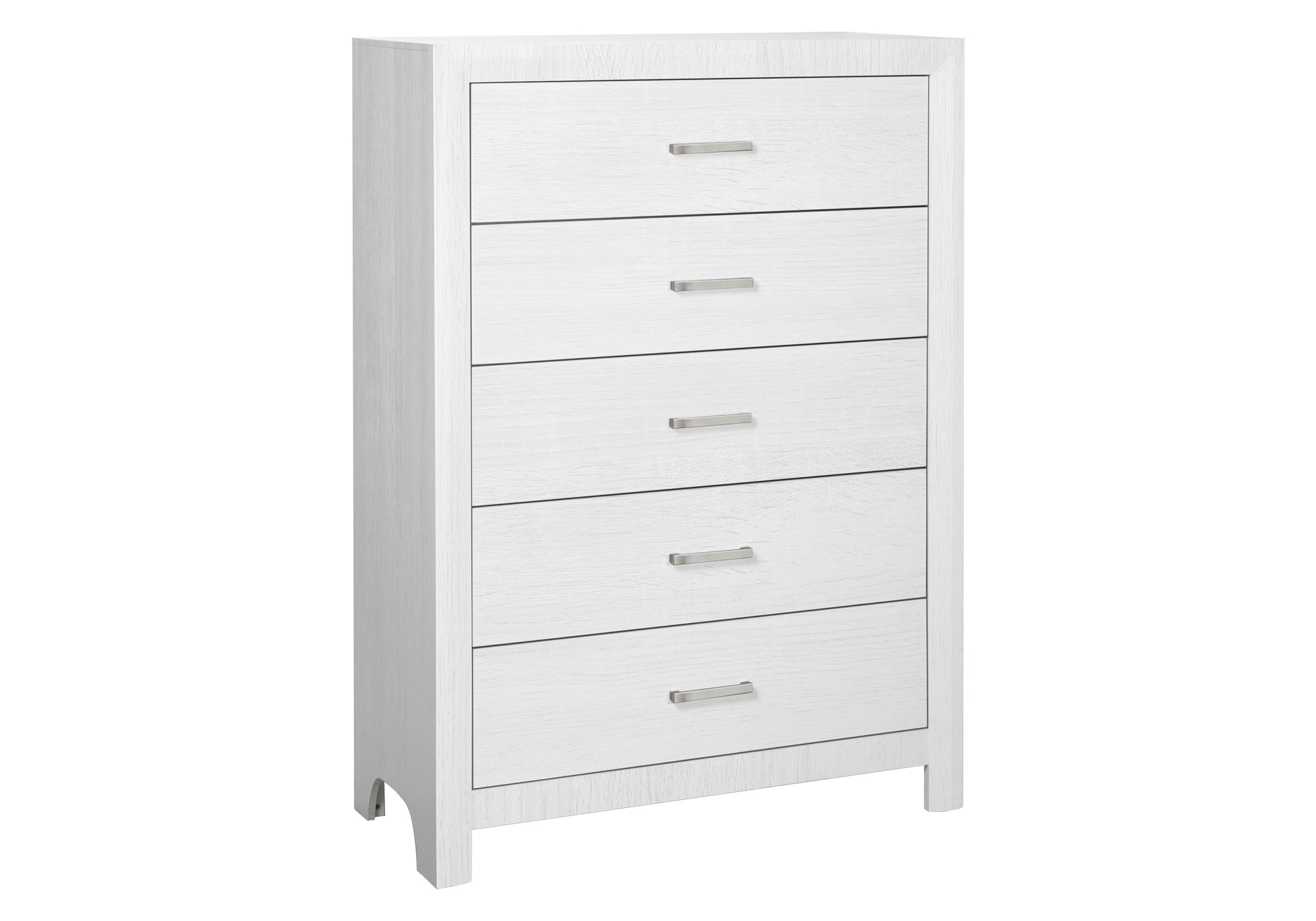 CHAMBRE A COUCHER - COMMODE 5 TIROIRS / FINI CHENE BLANC – I 5229