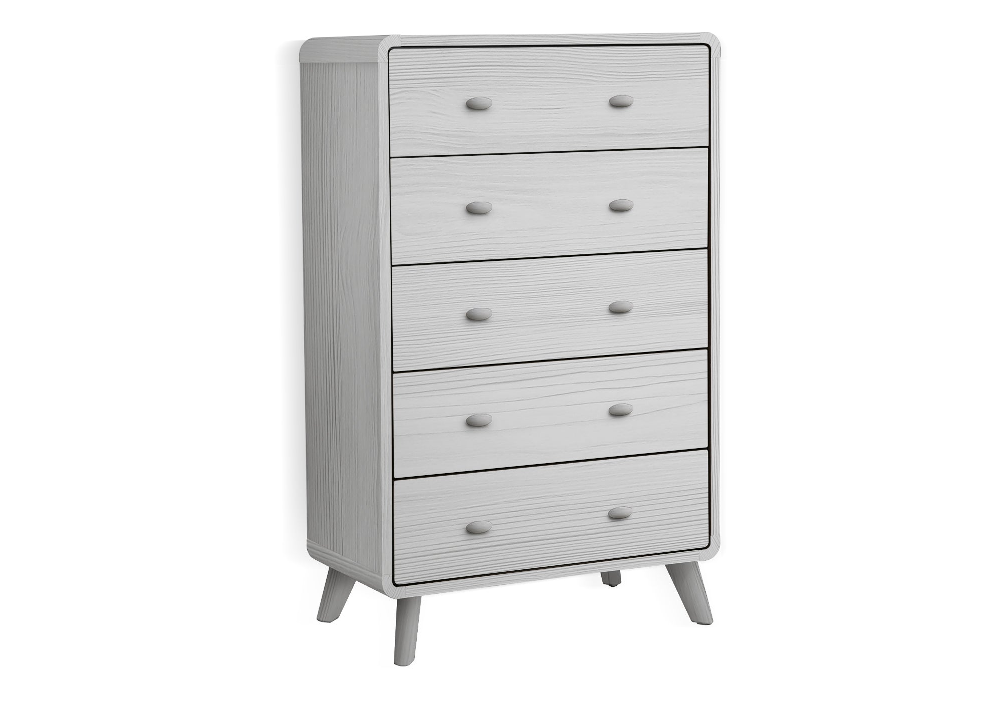 CHAMBRE A COUCHER - COMMODE 5 TIROIRS / CHENE GRIS – I 5239