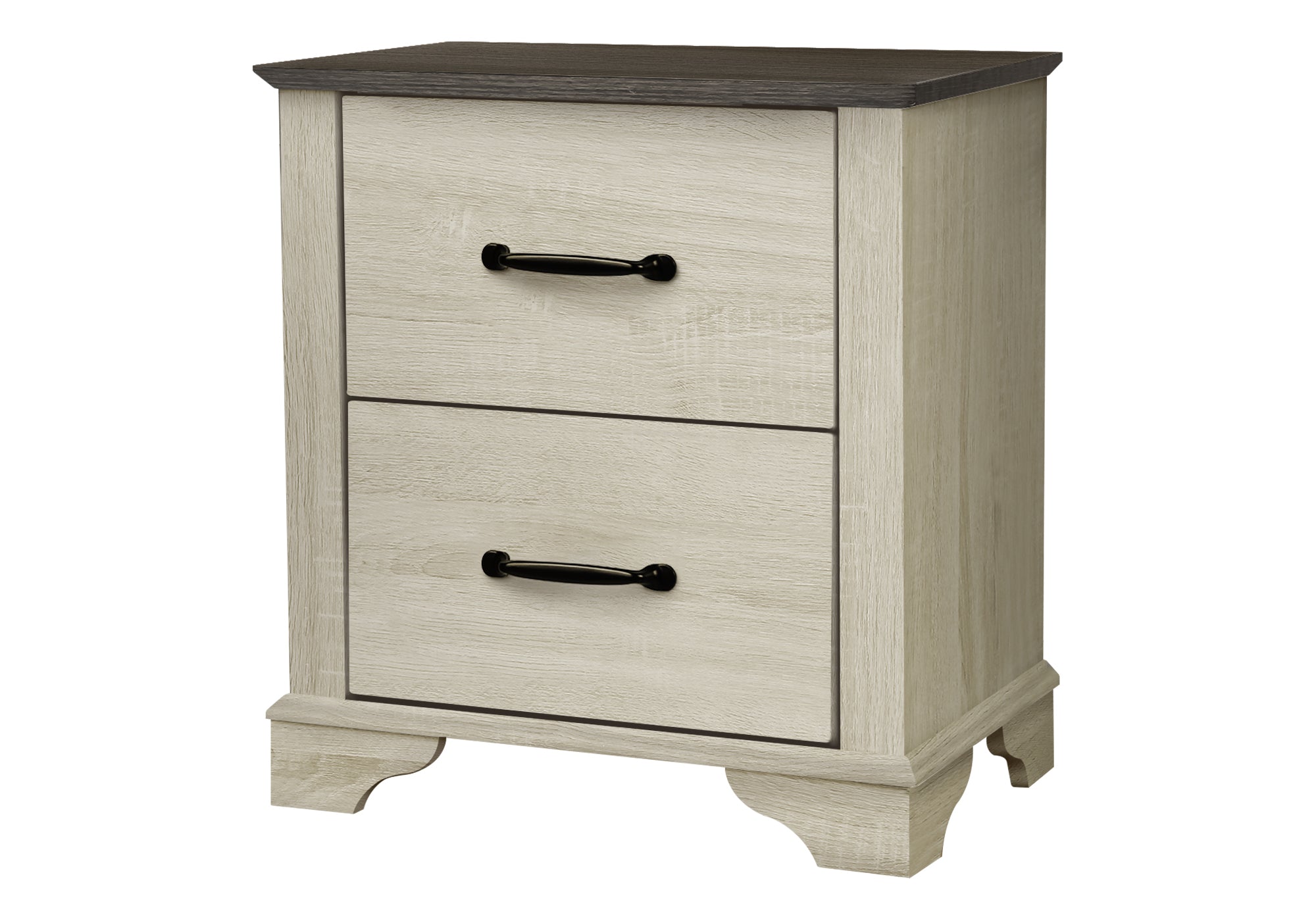 CHAMBRE A COUCHER - TABLE DE CHEVET 2 TIROIRS / CHENE – I 5263