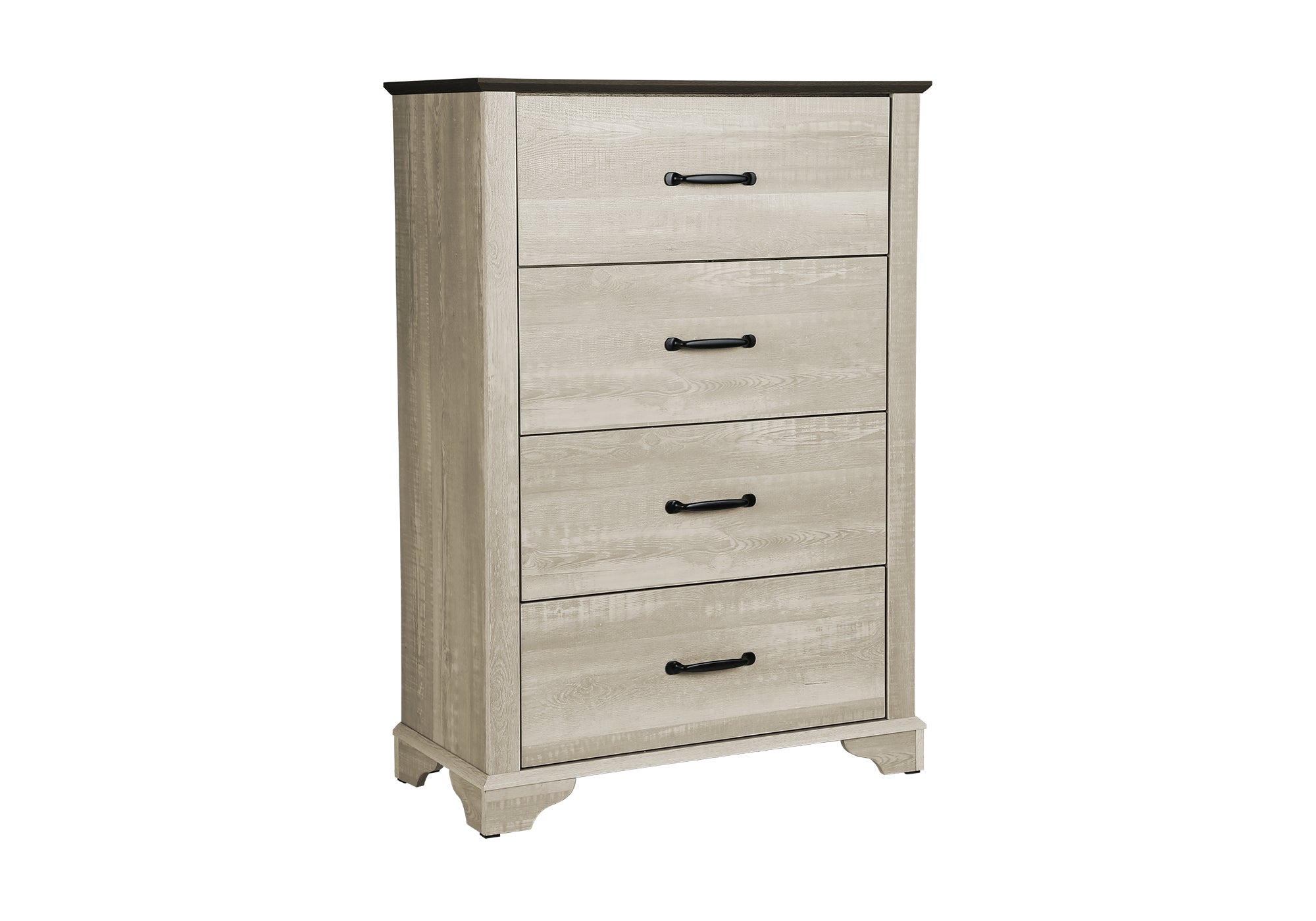 CHAMBRE A COUCHER - COMMODE 4 TIROIRS / CHENE BLANCHI – I 5264
