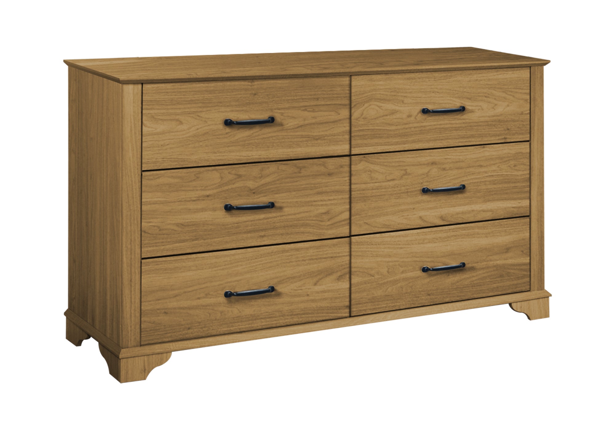 CHAMBRE A COUCHER - COMMODE 6 TIROIRS / FINI CHENE MOYEN – I 5266