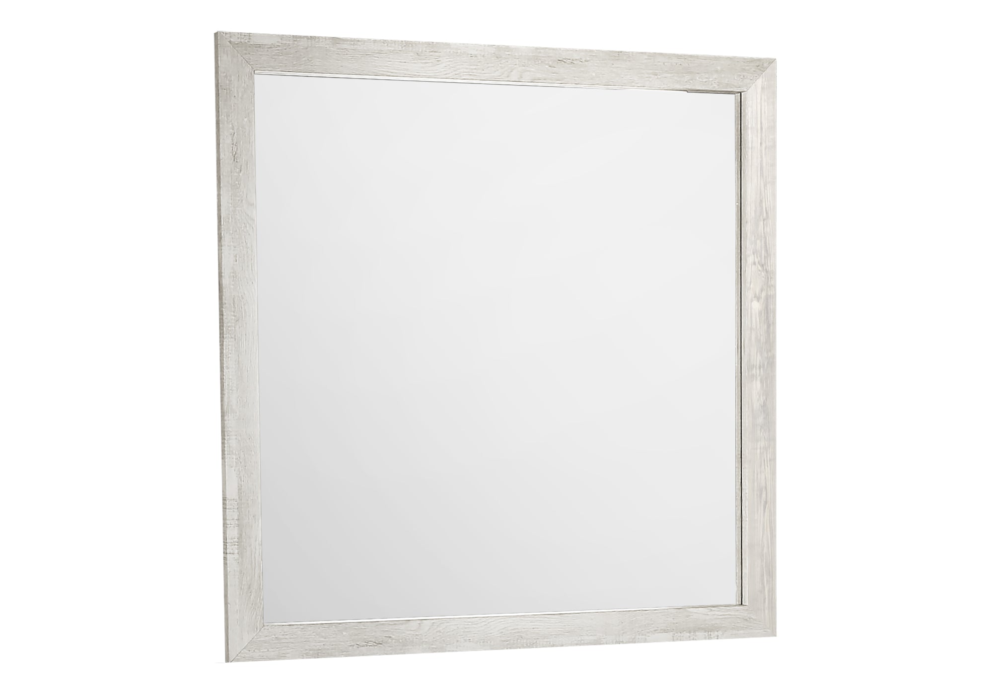CHAMBRE A COUCHER - MIROIR MURAL / FAUX BOIS GRIS – I 5282