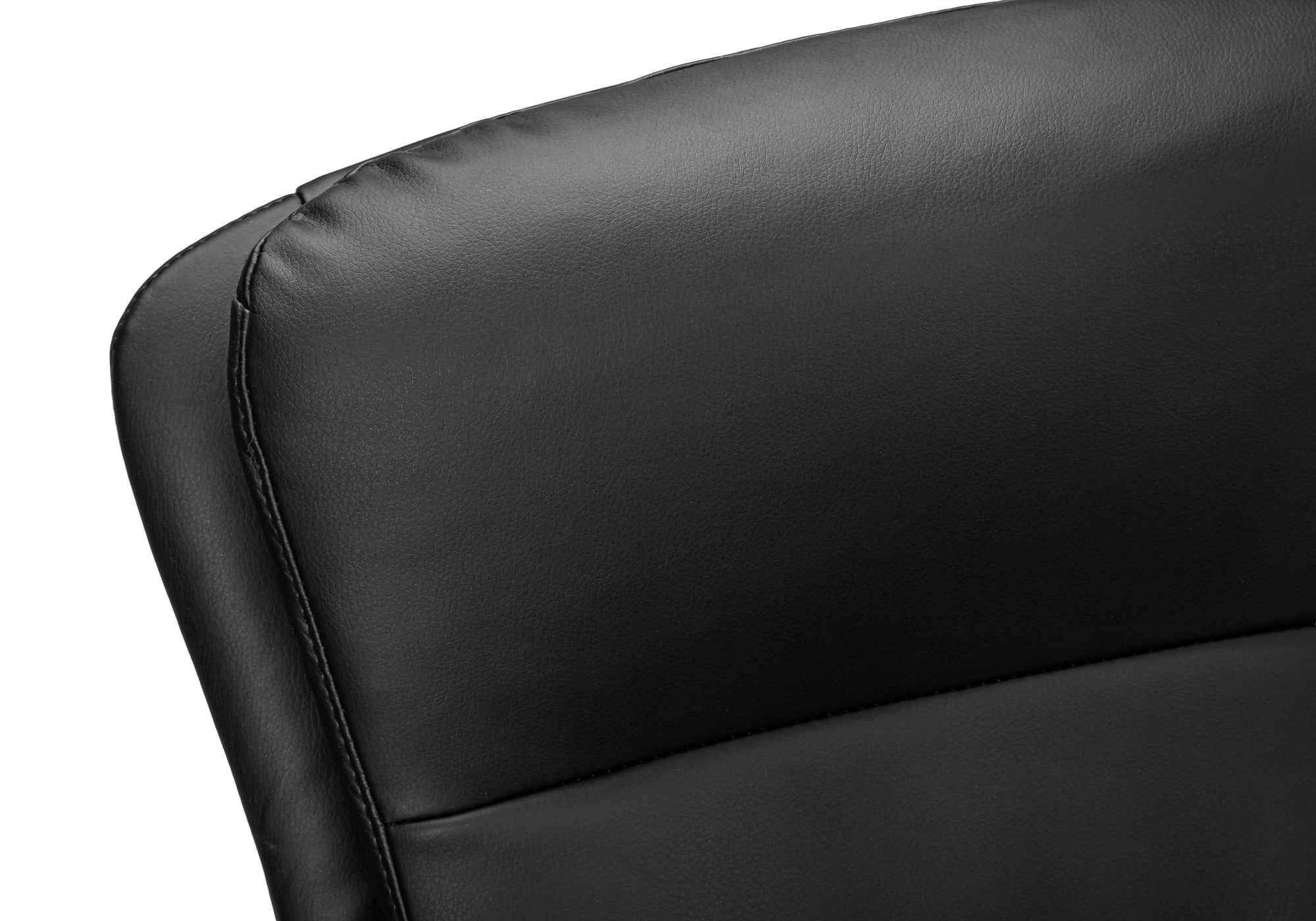 CHAISE DE BUREAU - NOIR SIMILI-CUIR / DOSSIER EXECUTIF – I 7323