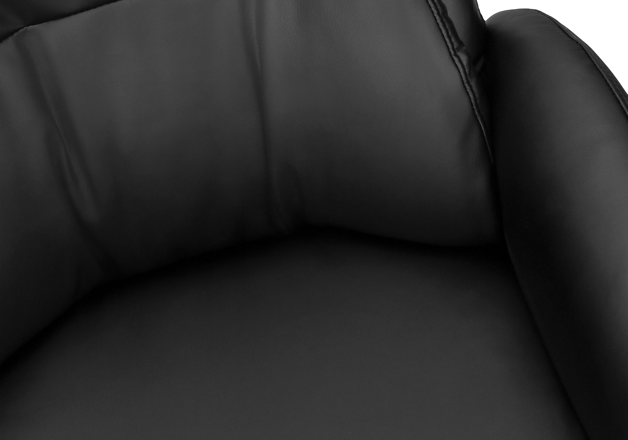 CHAISE DE BUREAU - NOIR SIMILI-CUIR / DOSSIER EXECUTIF – I 7323