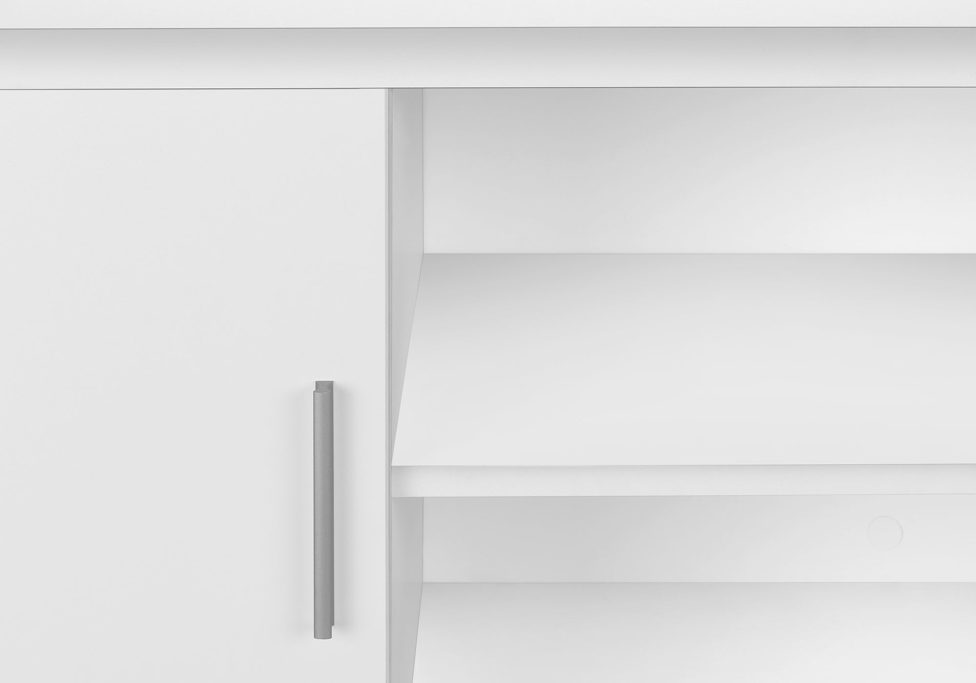 HUCHE DE BUREAU - 72"L BLANC / ARGENT QUALITE COMMERCIALE – I 7728