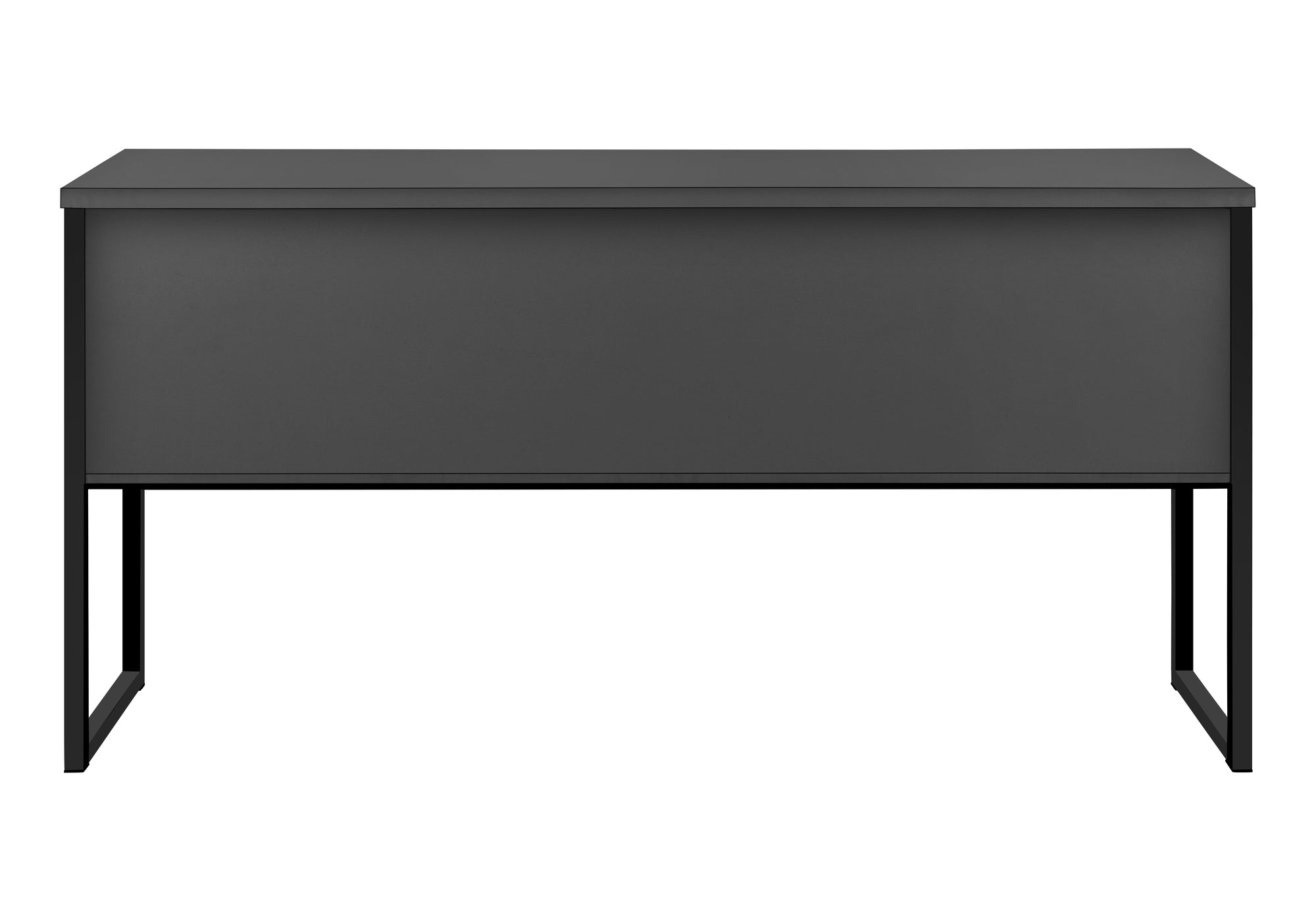 HUCHE DE BUREAU - 72"L GRIS / NOIR QUALITE COMMERCIALE – I 7733