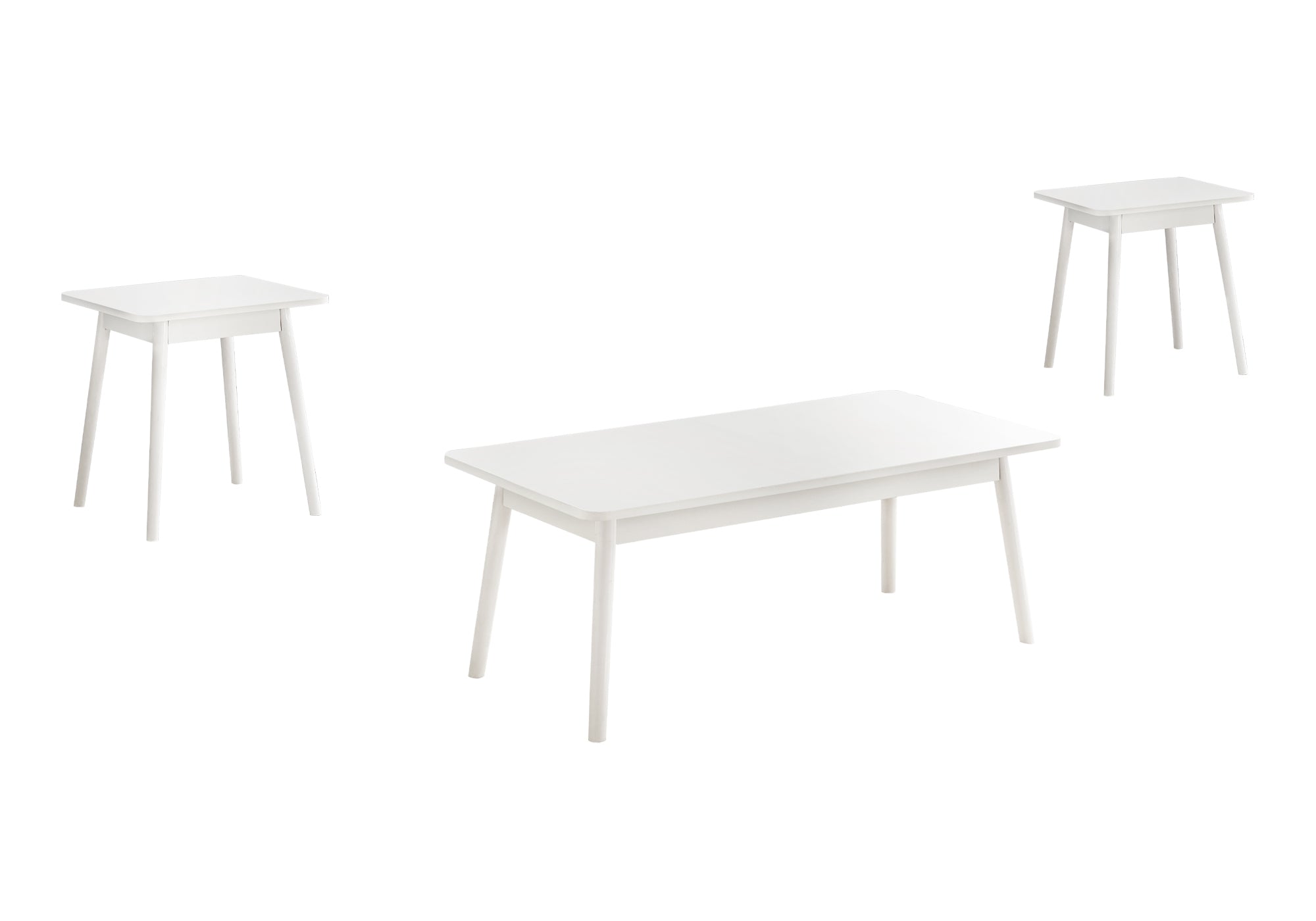 ENS DE TABLES - 3PCS / BLANC – I 7853P