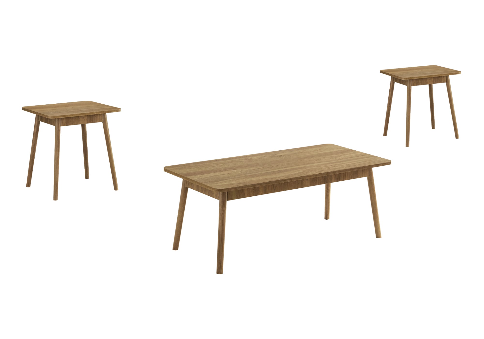 ENS DE TABLES - 3PCS / NOYER PALE – I 7855P