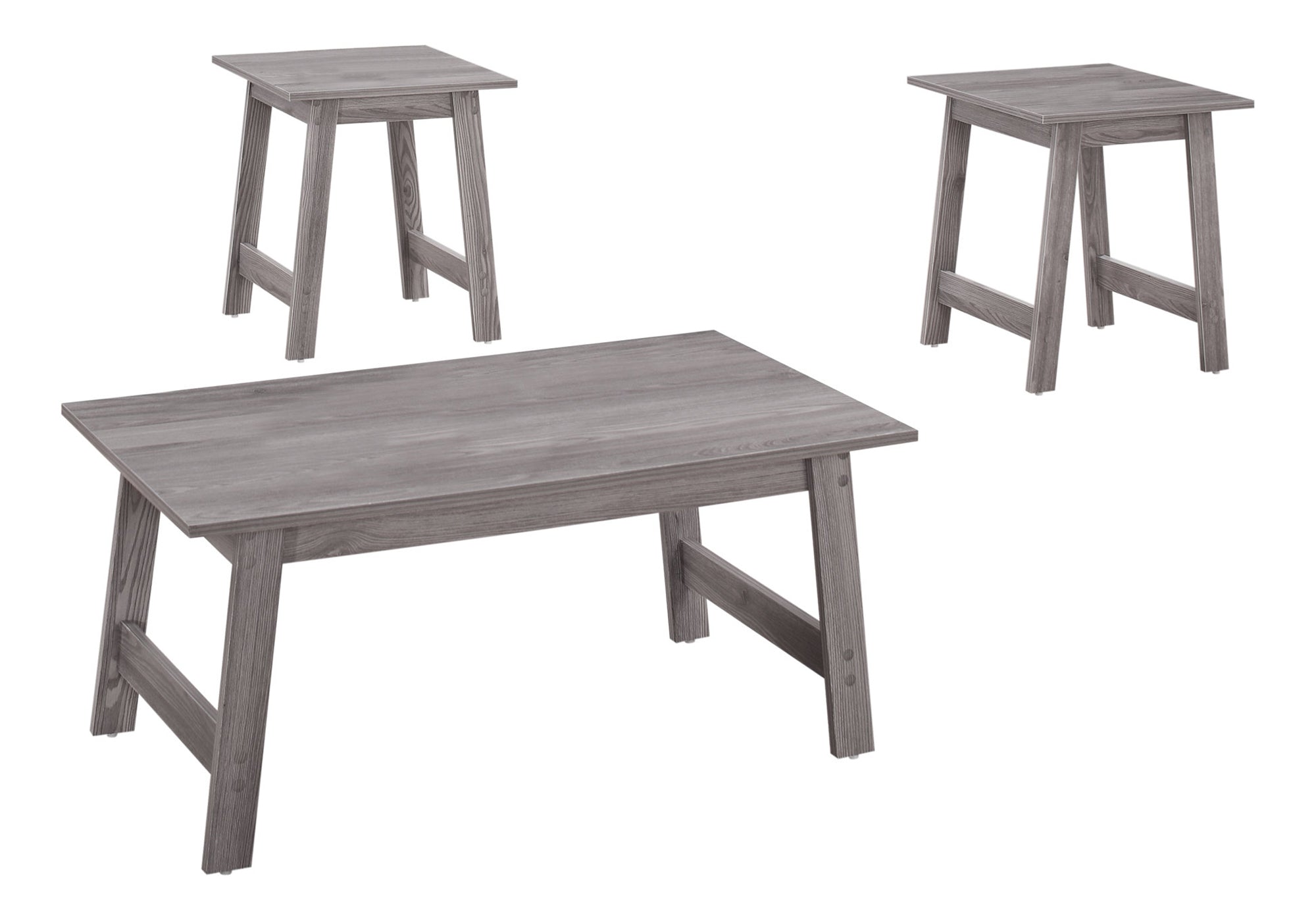 ENS DE TABLES - 3PCS / GRIS – I 7932P