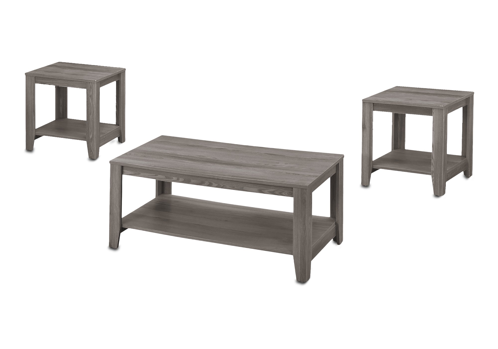 ENS DE TABLES - 3PCS / GRIS – I 7991P
