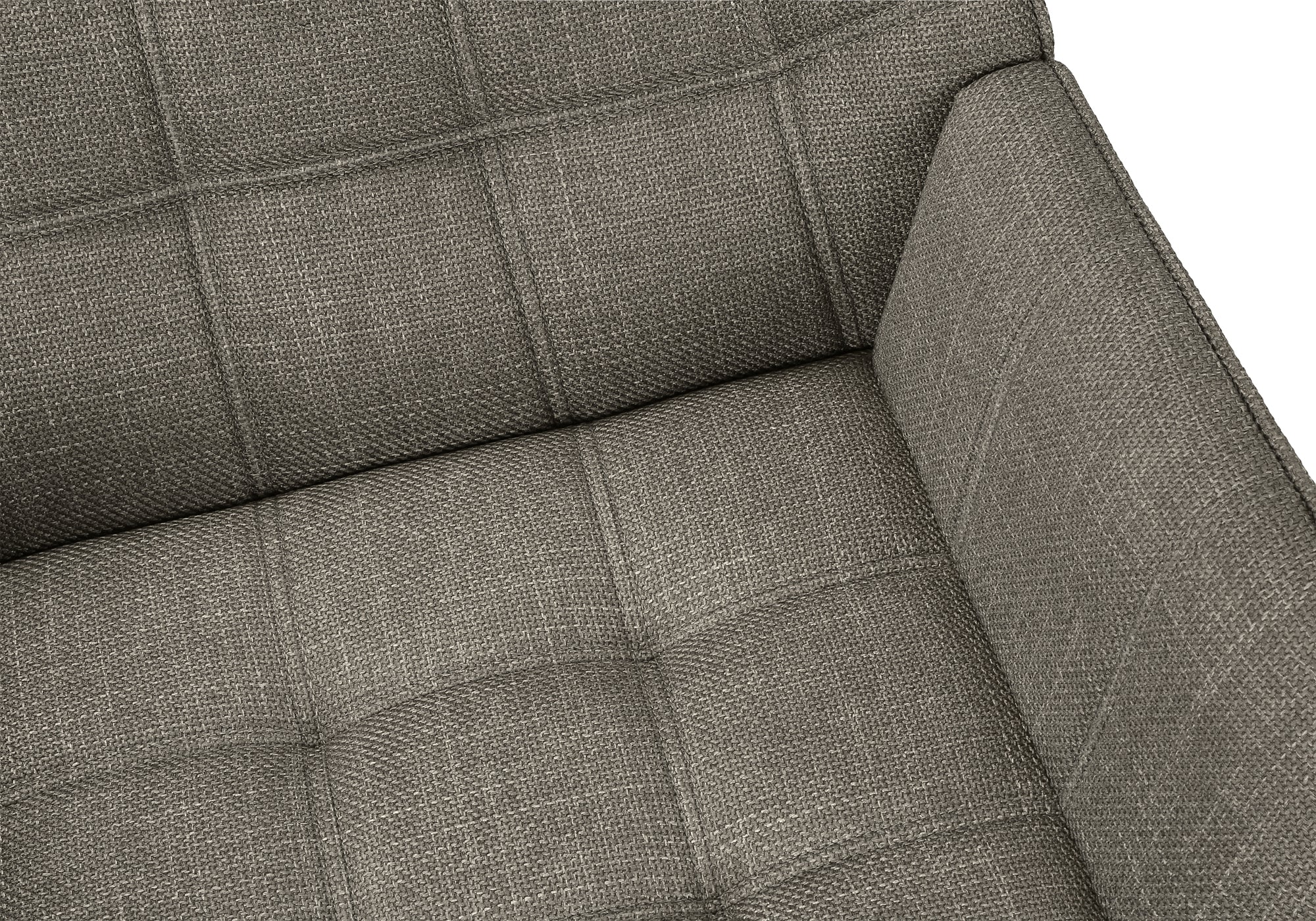 CHAISE D'APPOINT - 33"H / TISSU BRUN CLAIR – I 8000