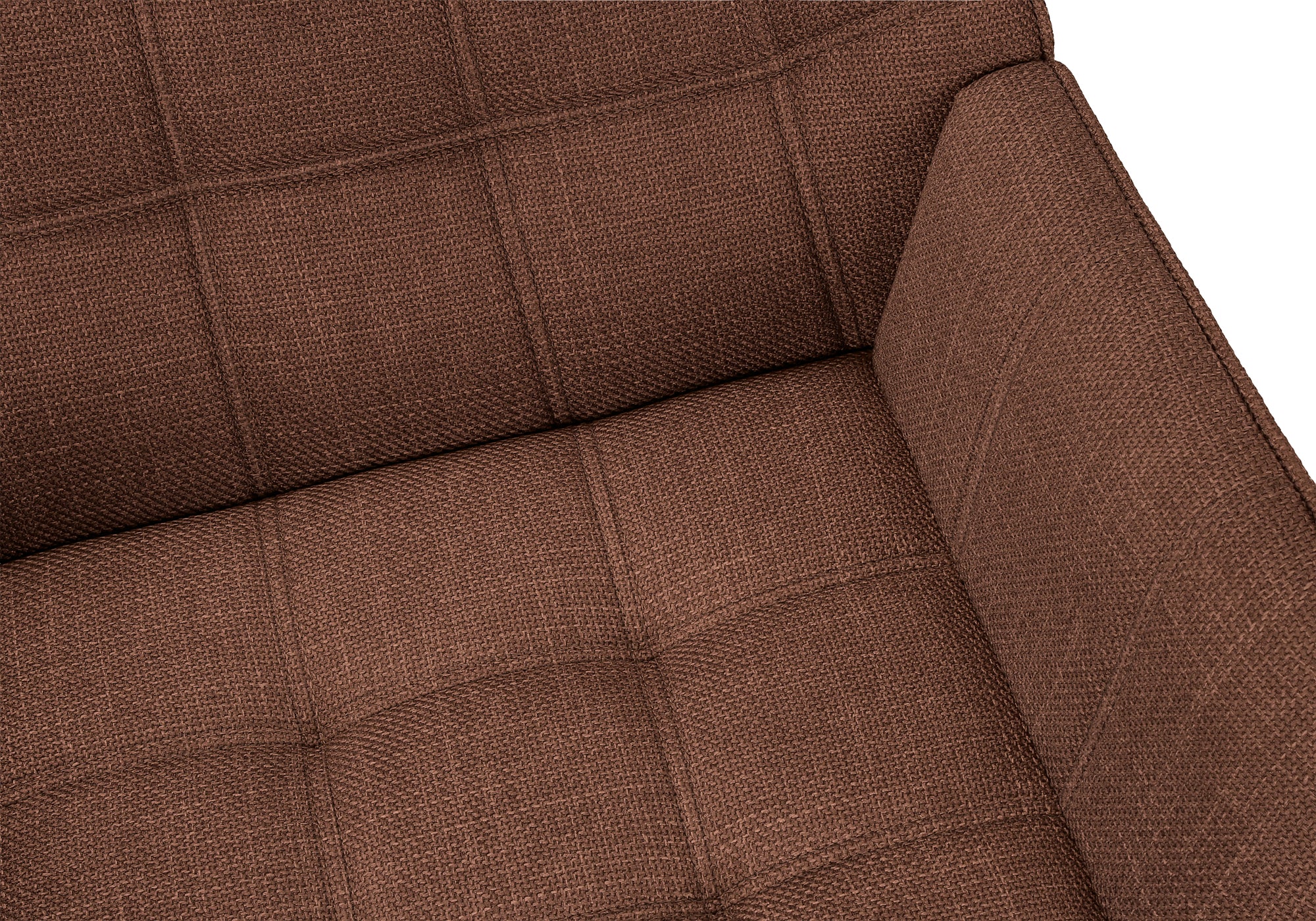 CHAISE D'APPOINT - 33"H / TISSU ROUILLE – I 8002