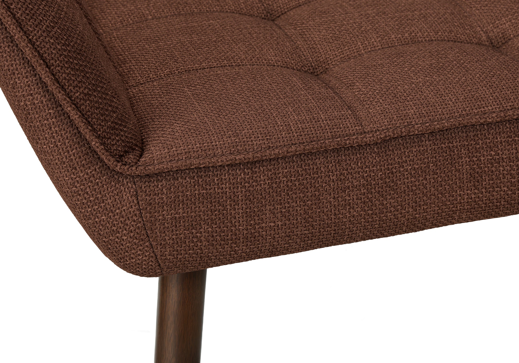 CHAISE D'APPOINT - 33"H / TISSU ROUILLE – I 8002