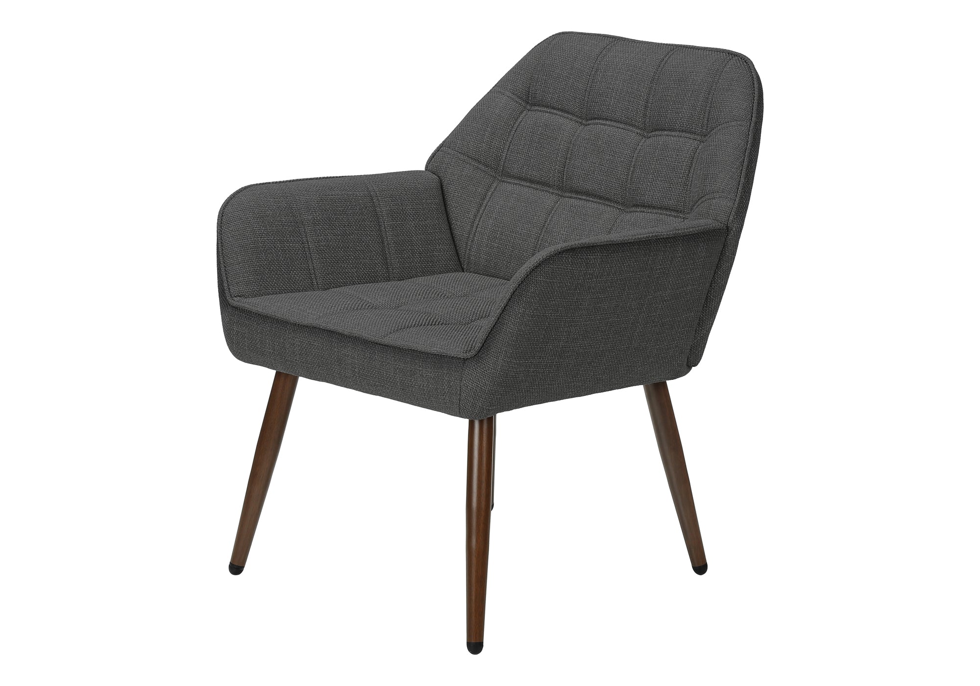 CHAISE D'APPOINT - 33"H / TISSU GRIS CLAIR – I 8005