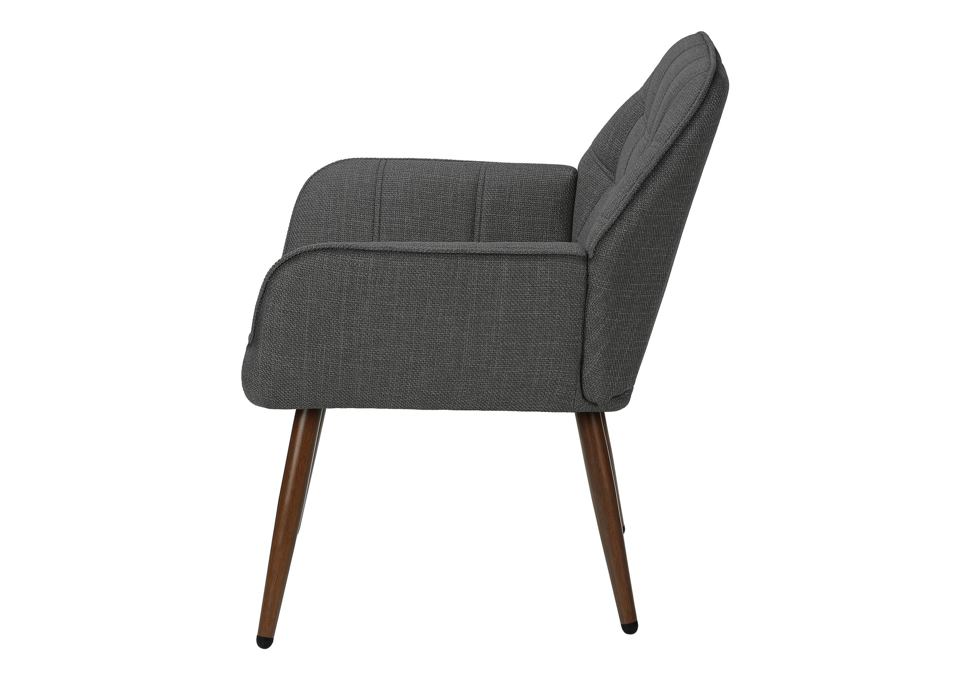 CHAISE D'APPOINT - 33"H / TISSU GRIS CLAIR – I 8005