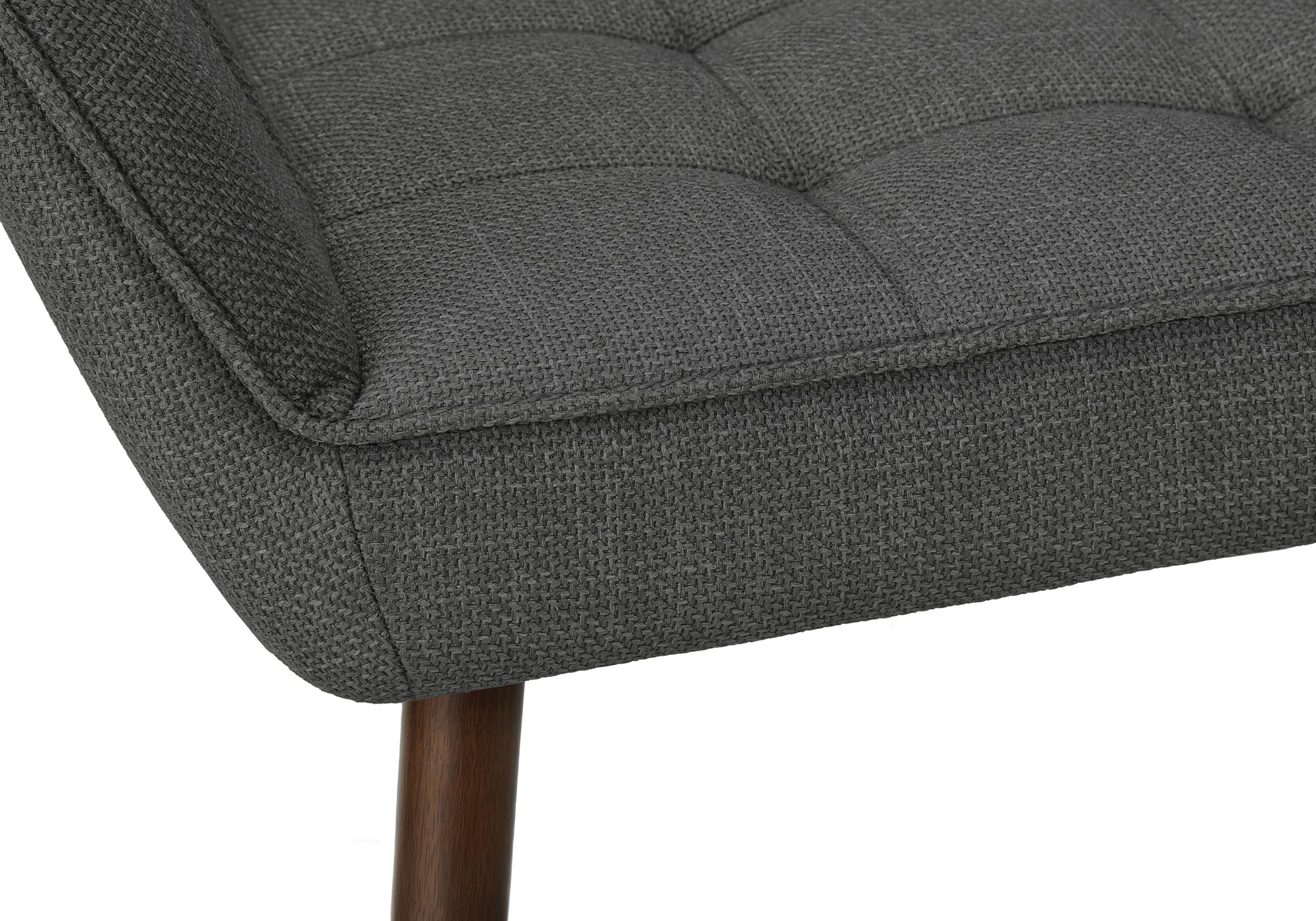 CHAISE D'APPOINT - 33"H / TISSU GRIS CLAIR – I 8005