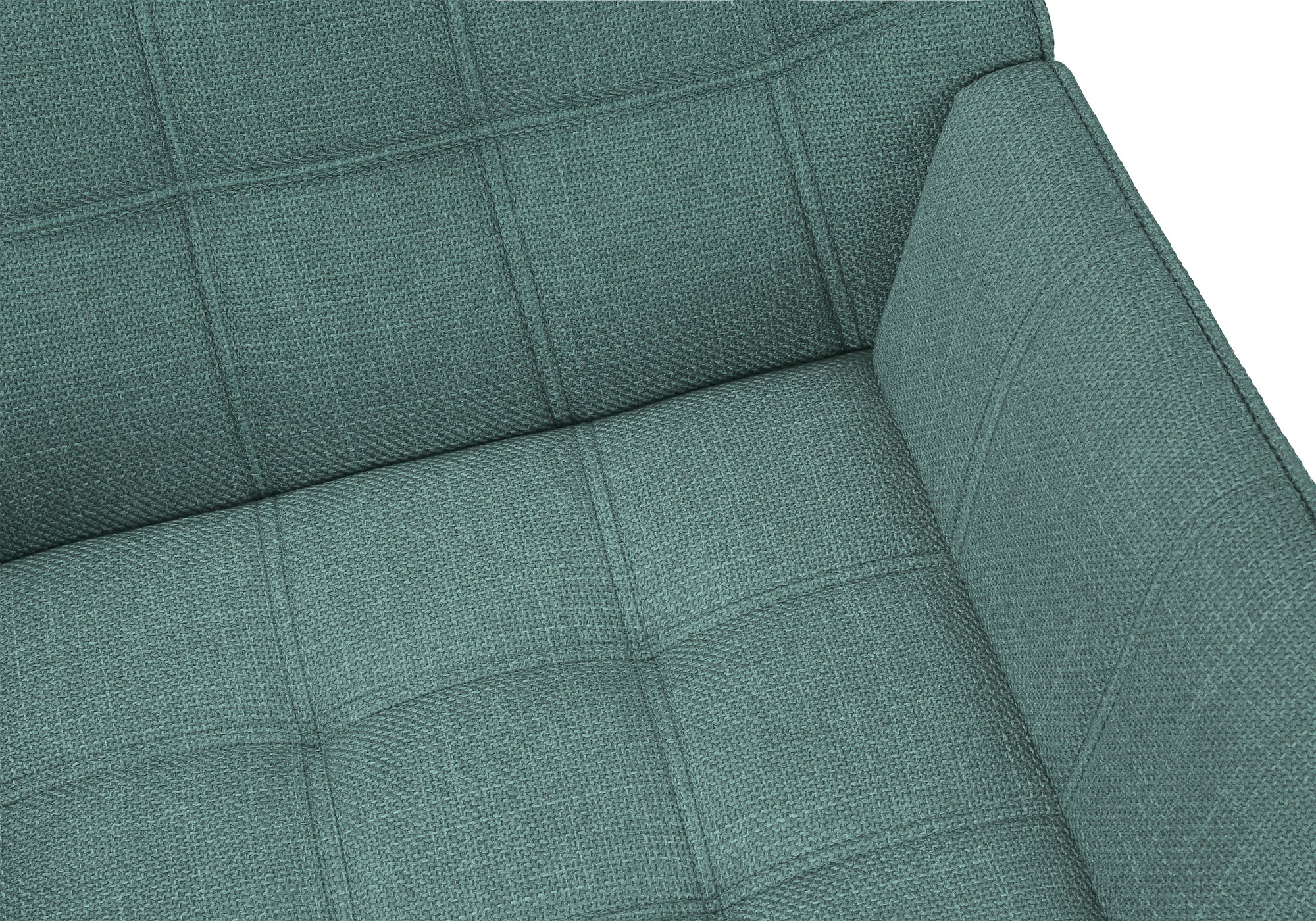 CHAISE D'APPOINT - 33"H / TISSU TURQUOISE – I 8006