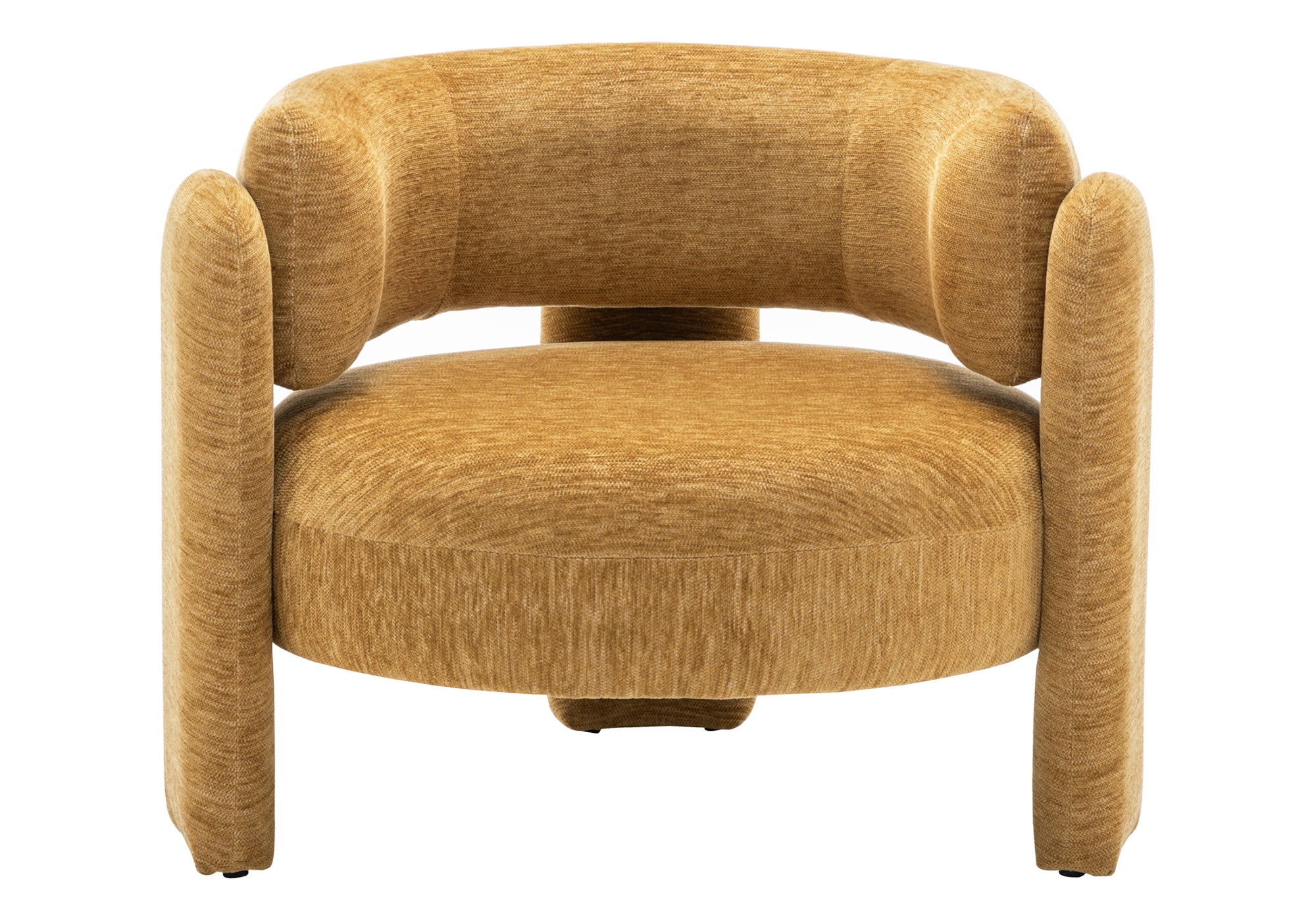 CHAISE D'APPOINT - 29"H / TISSU OR – I 8015