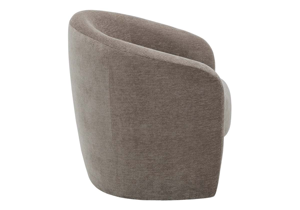 CHAISE D'APPOINT - 29"H / TISSU BRUN PALE – I 8025