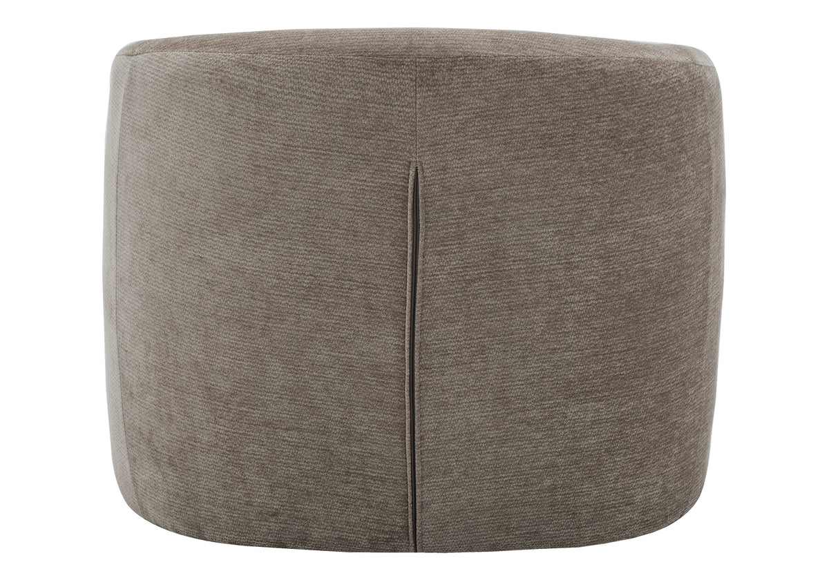 CHAISE D'APPOINT - 29"H / TISSU BRUN PALE – I 8025