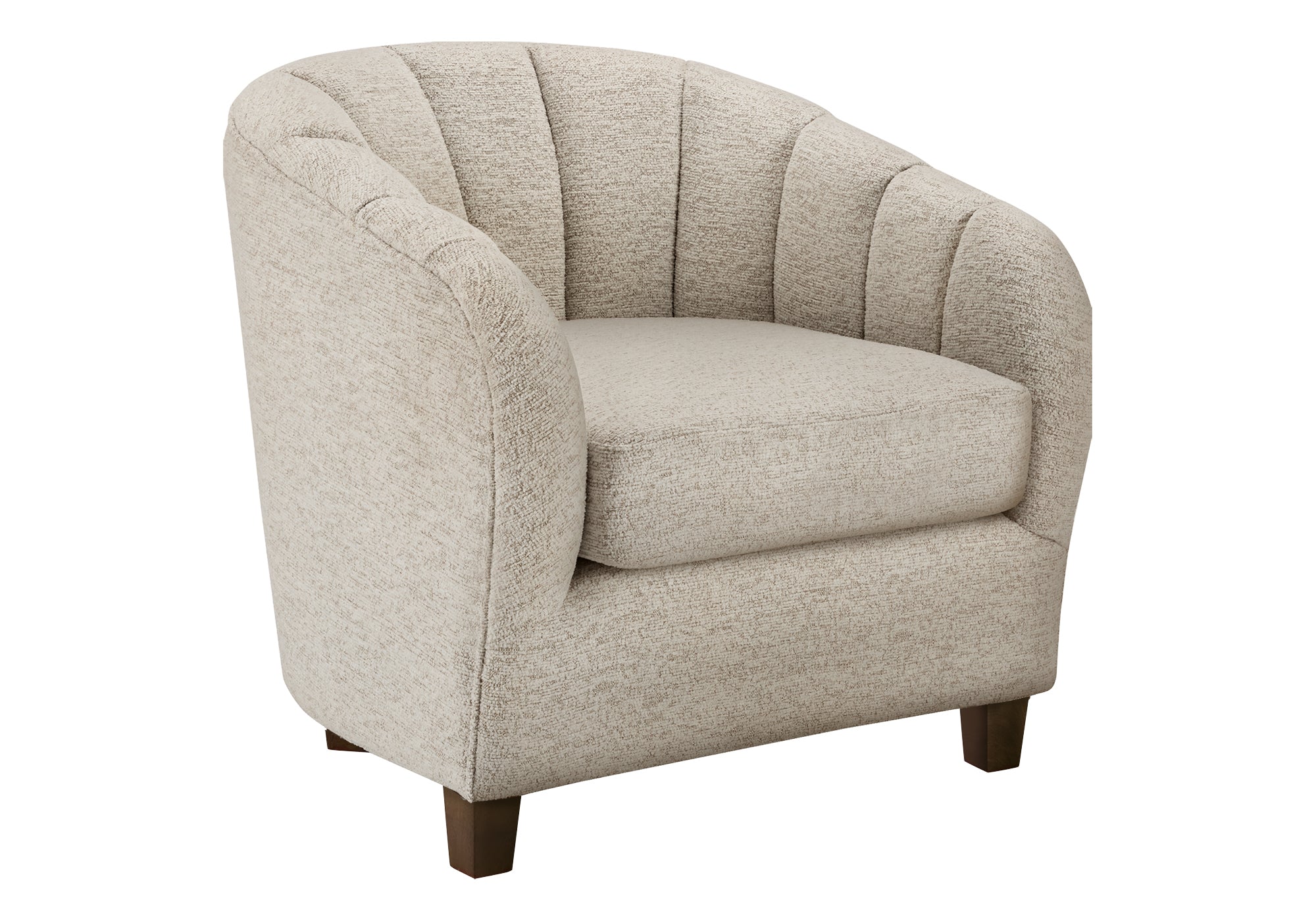 CHAISE D'APPOINT - 31"H / TISSU CREME - I 8091