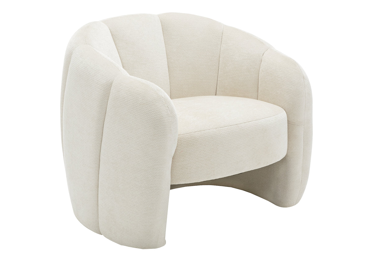 CHAISE D'APPOINT - 29"H / TISSU CREME – I 8110