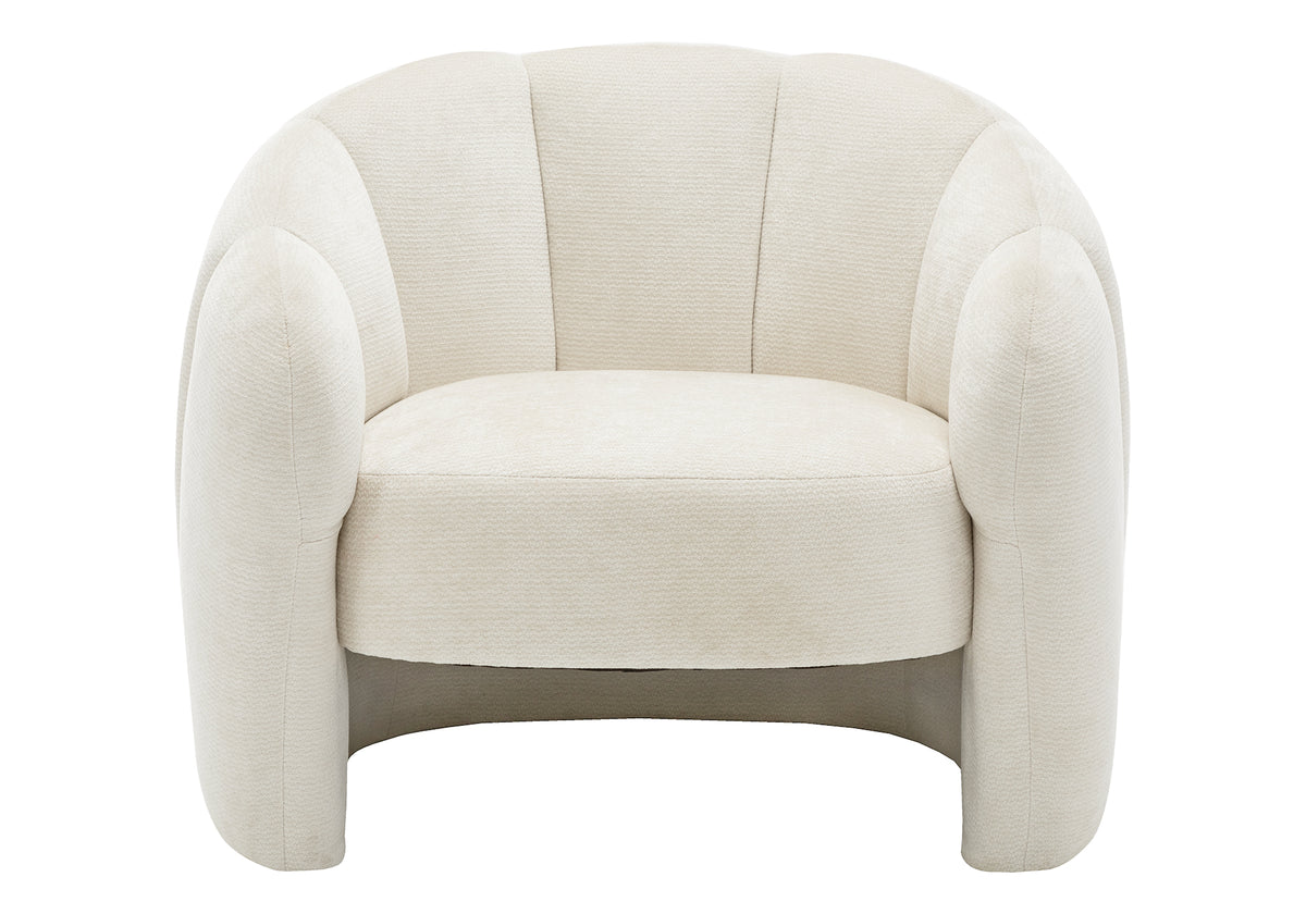 CHAISE D'APPOINT - 29"H / TISSU CREME – I 8110