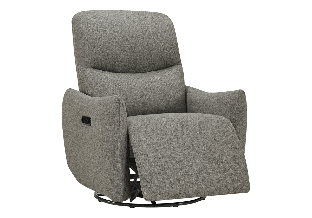 FAUTEUIL INCLINABLE - PIVOTANT MOTO. / USB ARGENT LUMOS #10 – I 8400