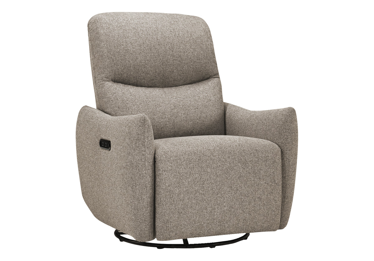 FAUTEUIL INCLINABLE - PIVOTANT MOTO. / USB BRUN LUMOS #31 – I 8402