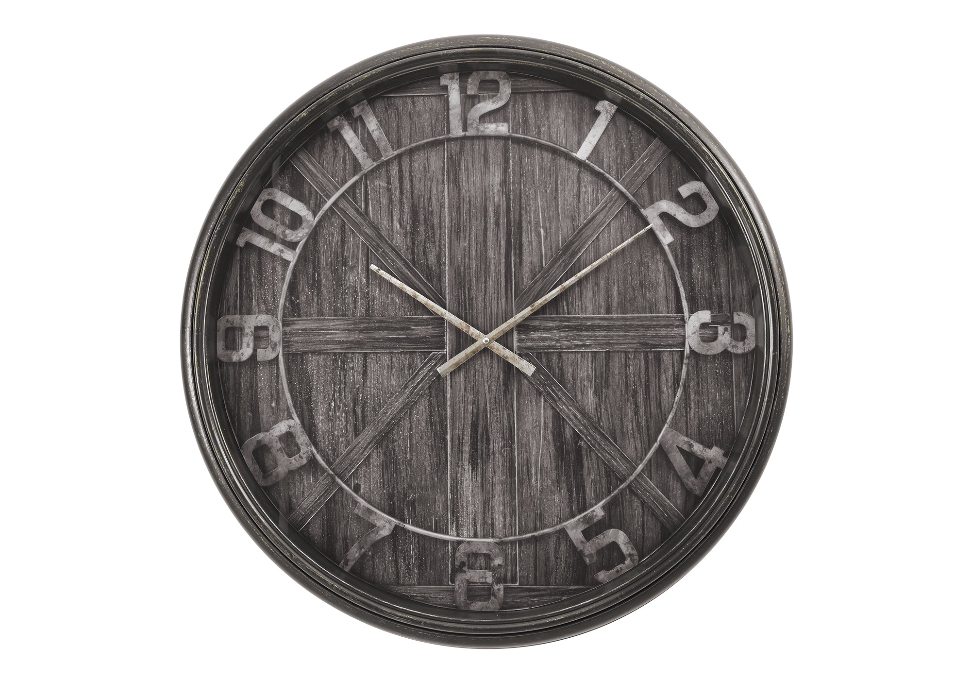 HORLOGE - 30" DIA. MURALE /  BRUN – I 9025