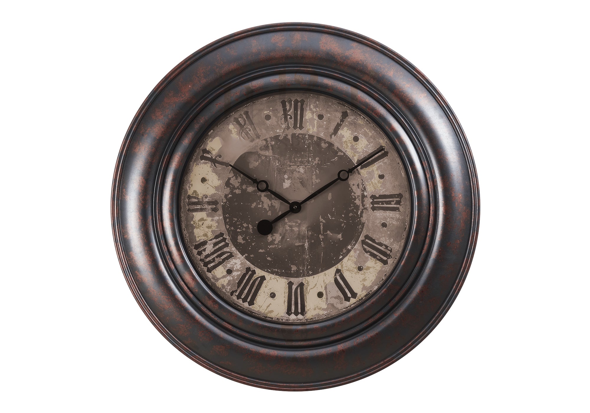 HORLOGE - 30" DIA. MURALE /  BRUN – I 9027