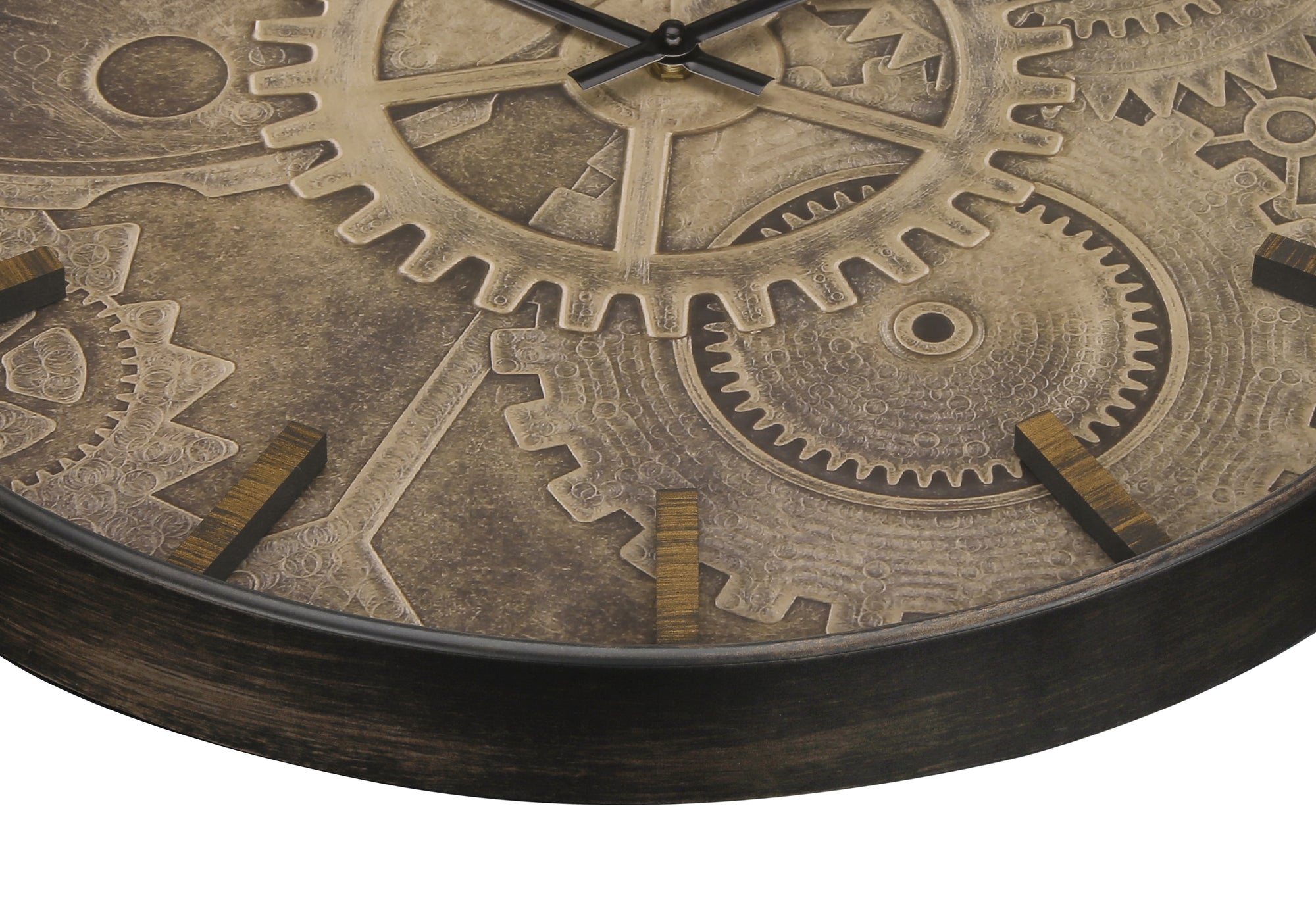 HORLOGE - 20" DIA. MURALE /  BRUN – I 9041