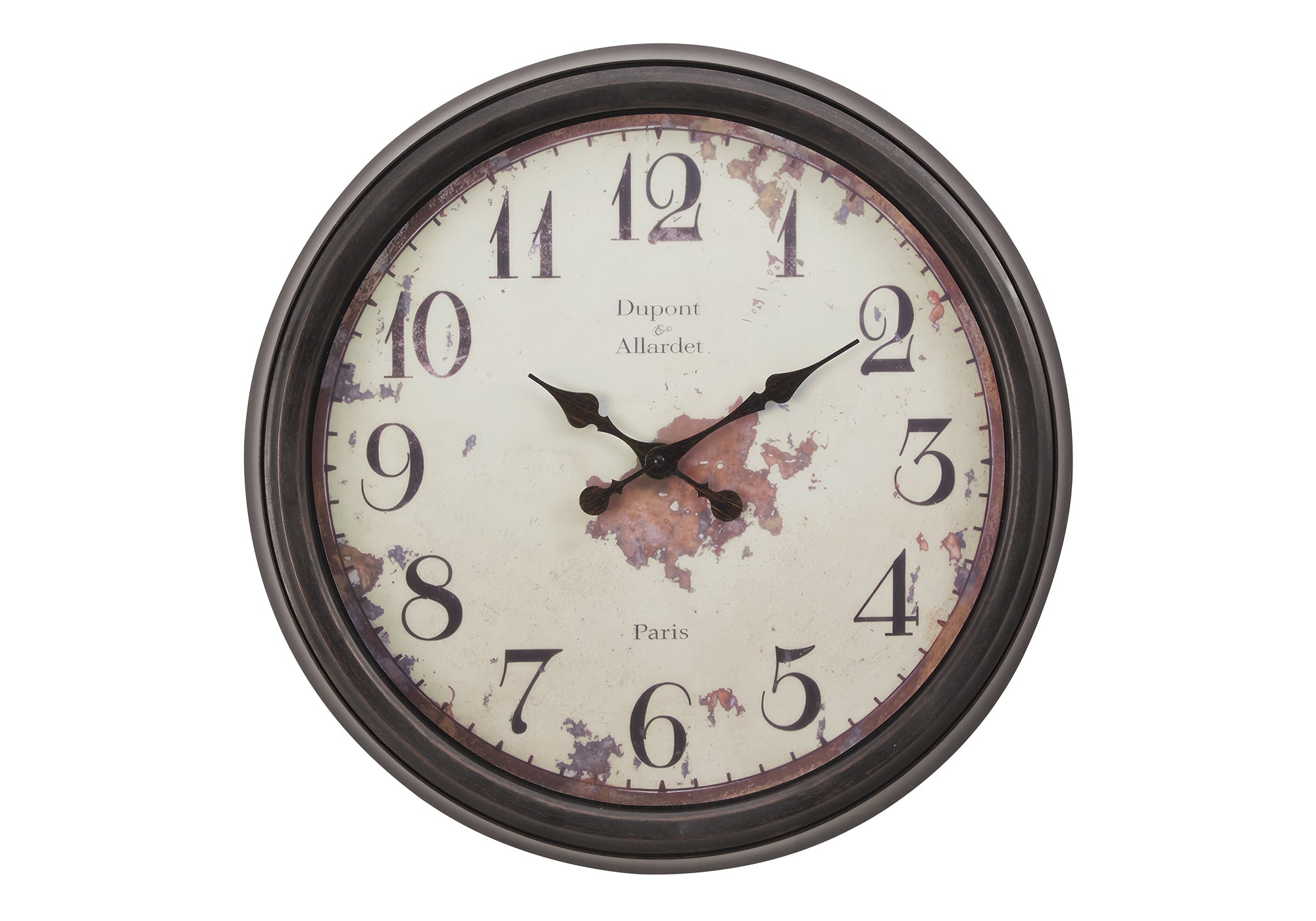 HORLOGE - 20" DIA. MURALE /  BRUN – I 9042