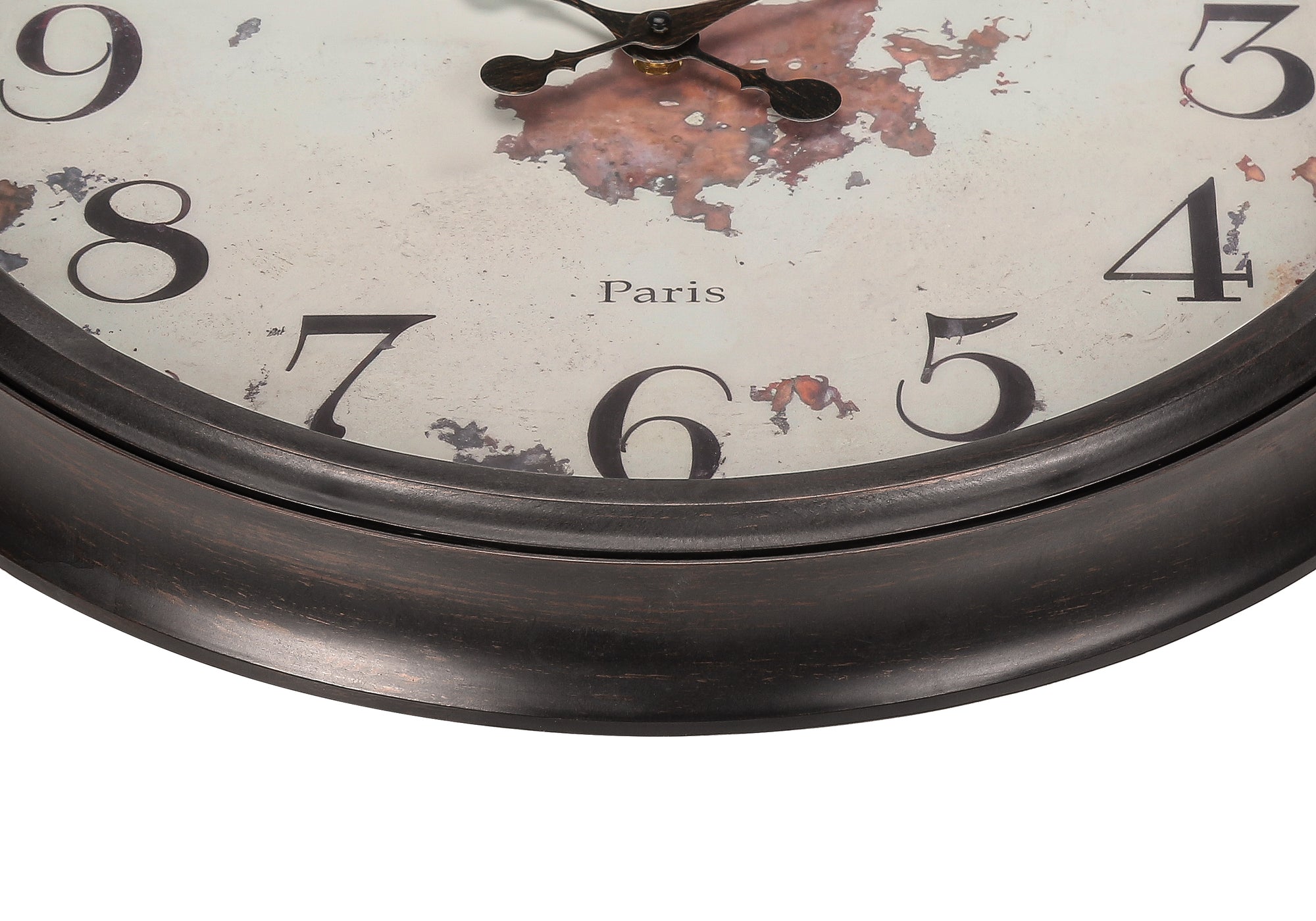 HORLOGE - 20" DIA. MURALE /  BRUN – I 9042