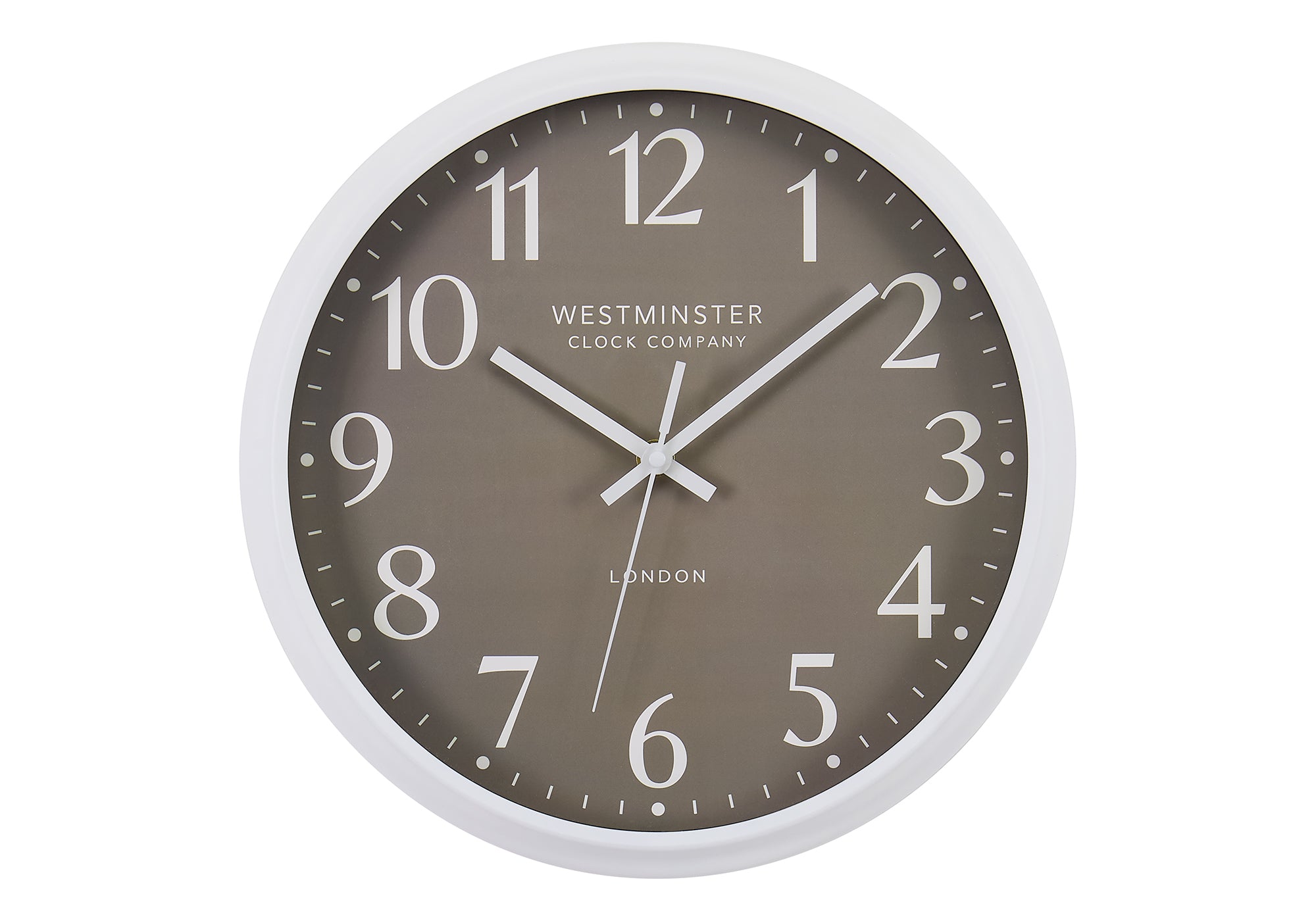 HORLOGE - 12" DIA. MURALE /  FINI BRONZE FONCE – I 9115