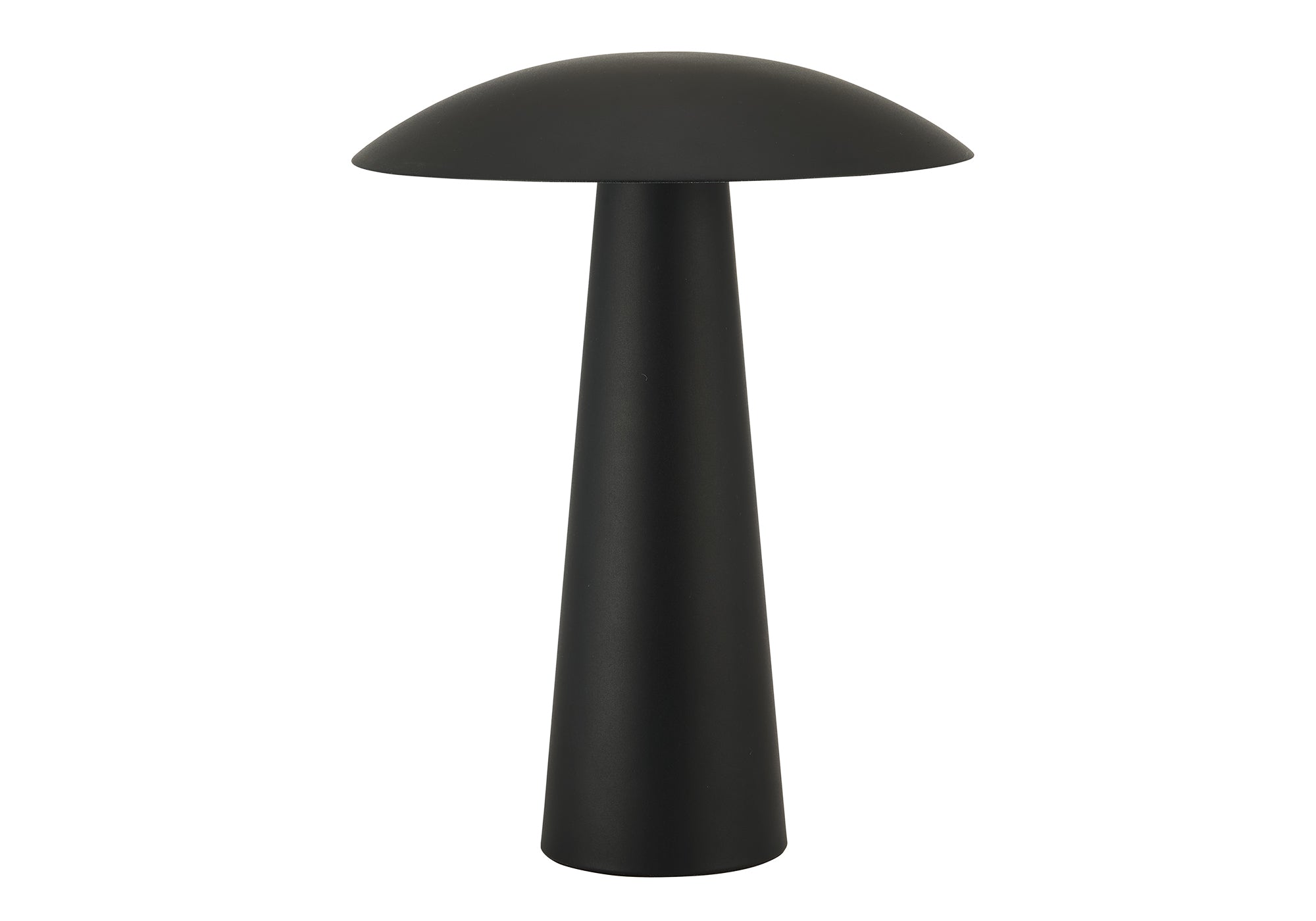 LUMINAIRE - 15"H LAMPE DE TABLE NOIR METAL / LED – I 9403