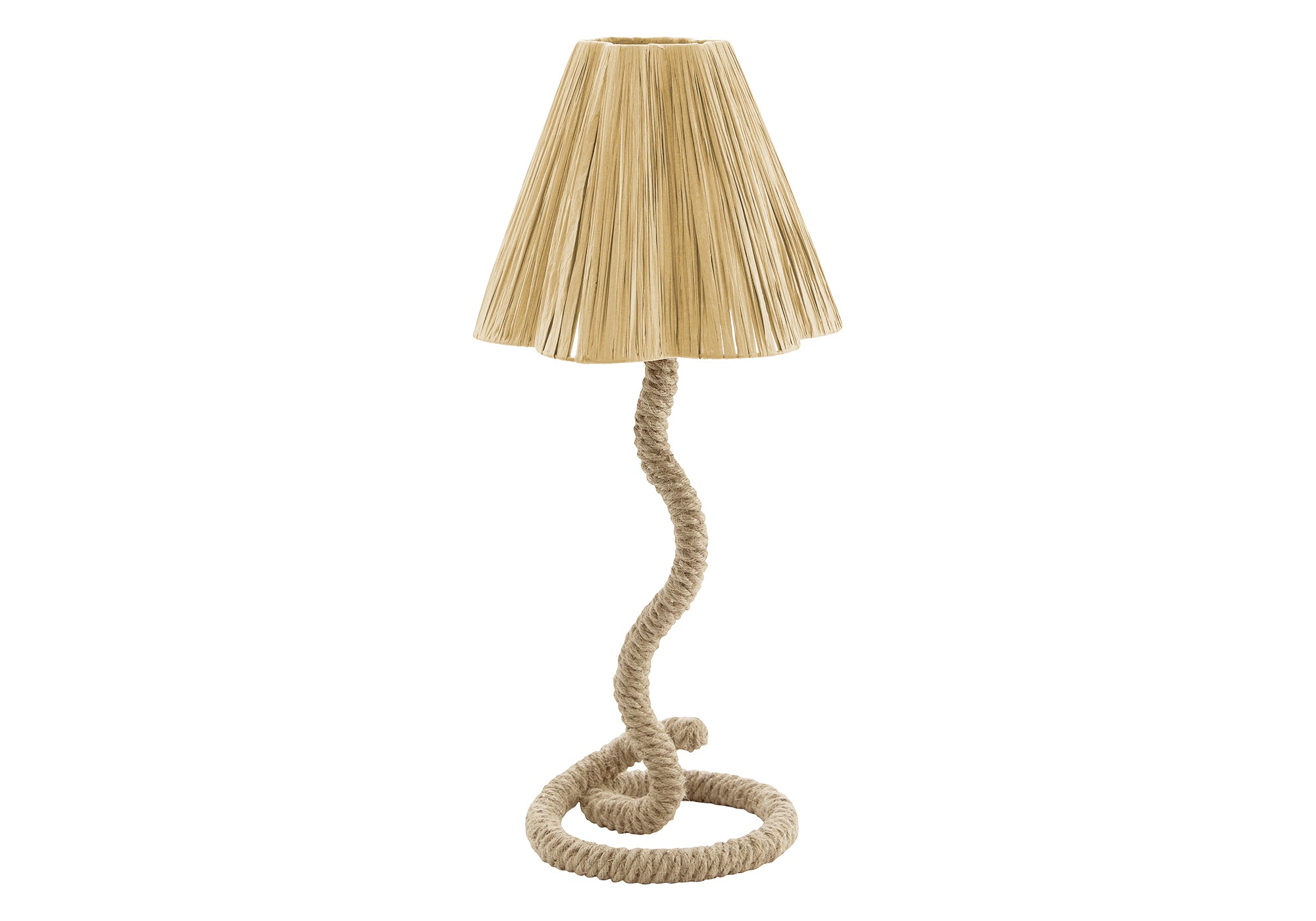 LUMINAIRE - 22"H LAMPE DE TABLE CORDE NATUREL  / NATUREL – I 9421