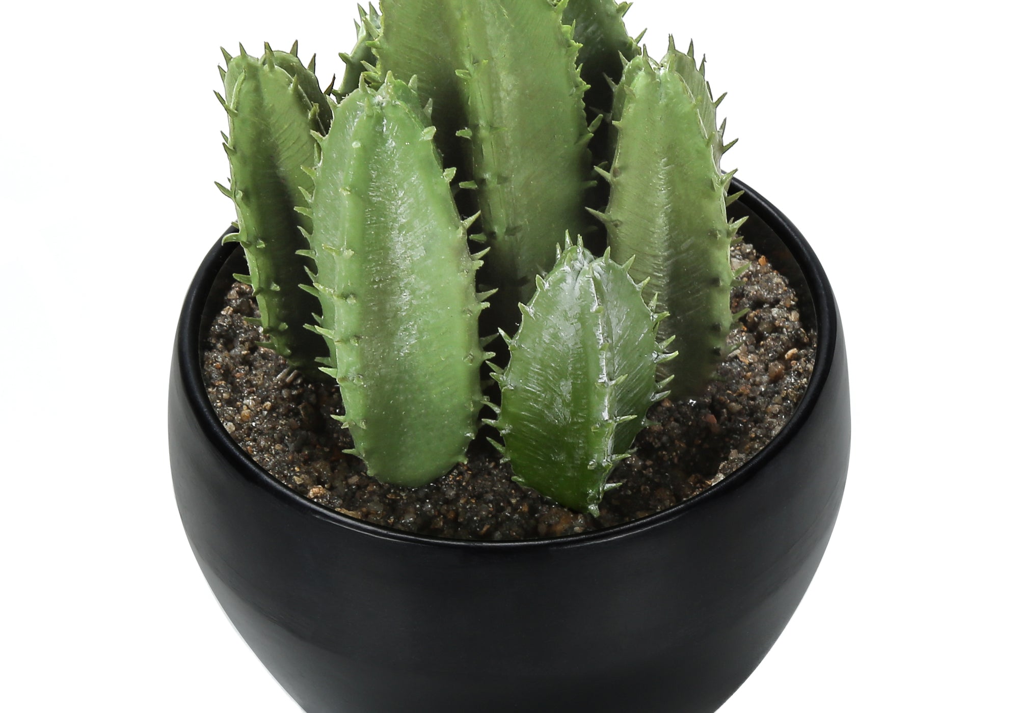 PLANTE ARTIFICIELLE - 3MCX / 6"H SUCCULENT POT NOIR 3" – I 9556