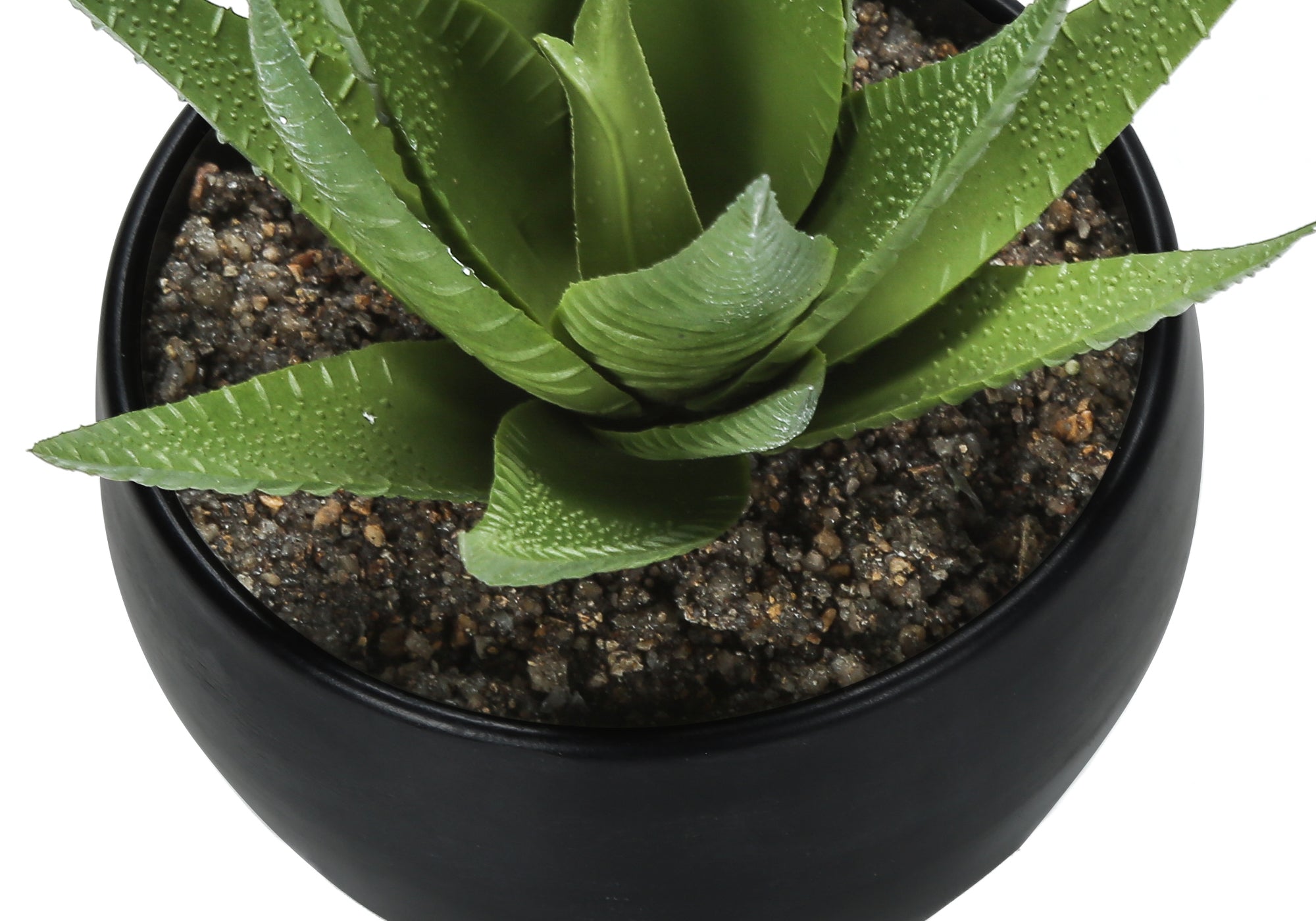 PLANTE ARTIFICIELLE - 3MCX / 6"H SUCCULENT POT NOIR 3" – I 9556