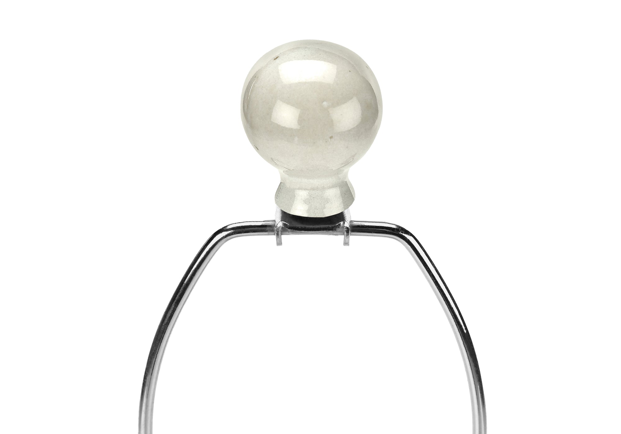 LUMINAIRE - 31"H LAMPE DE TABLE CREME CERAMIQUE / BEIGE – I 9605.