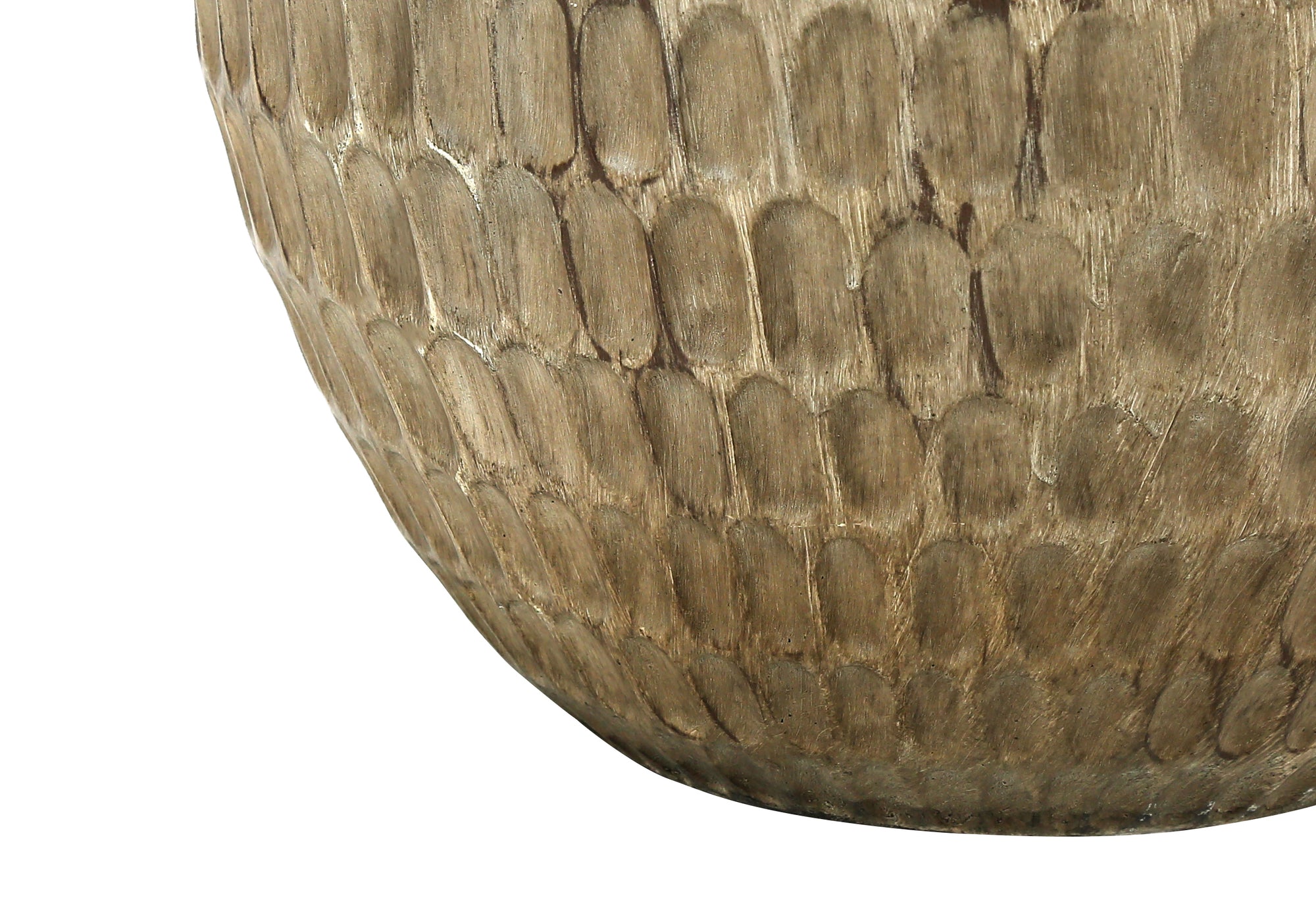 LUMINAIRE - 25"H LAMPE DE TABLE BRUN RESINE / NOIR – I 9606.